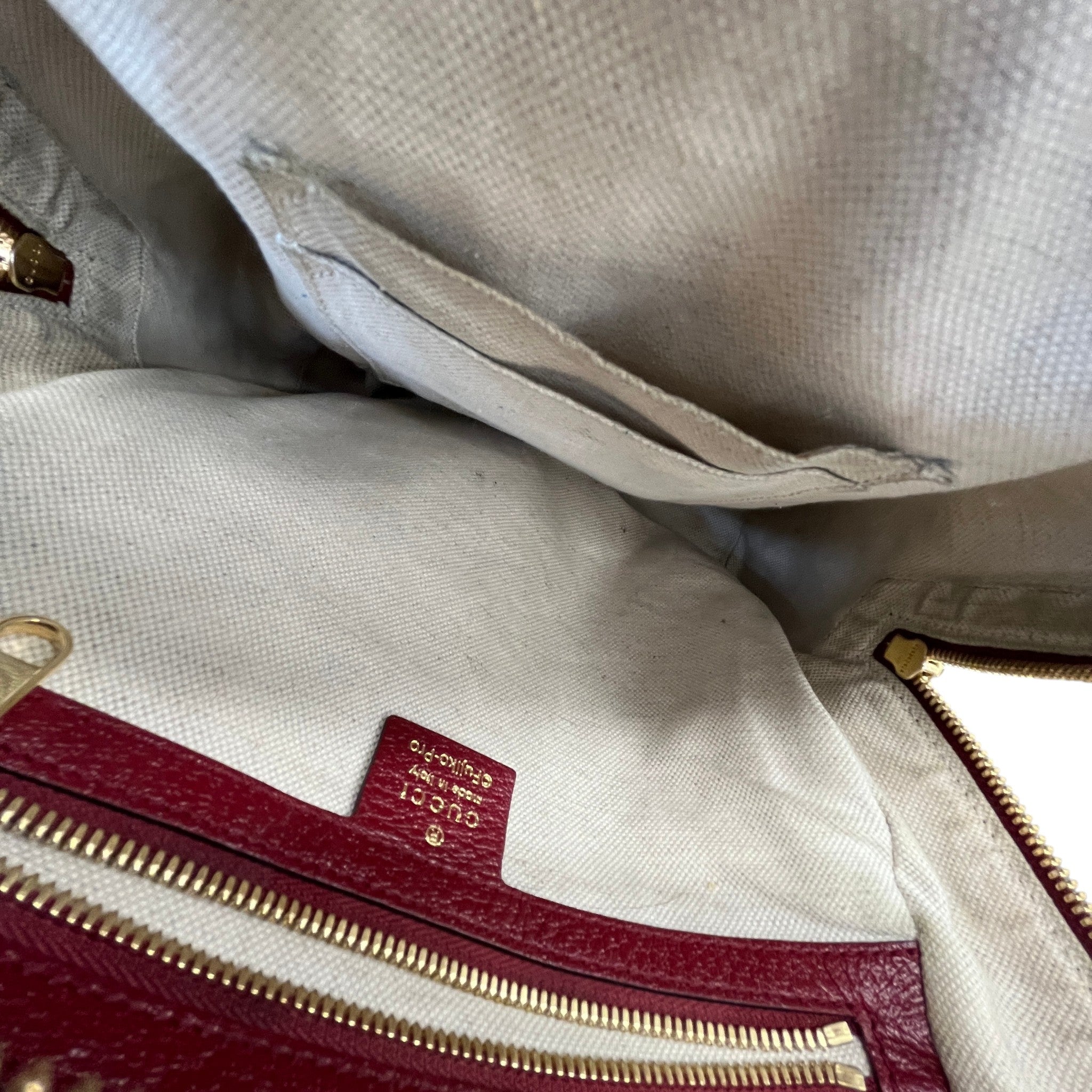 X Doraemon Rare Backpack Burgundy
