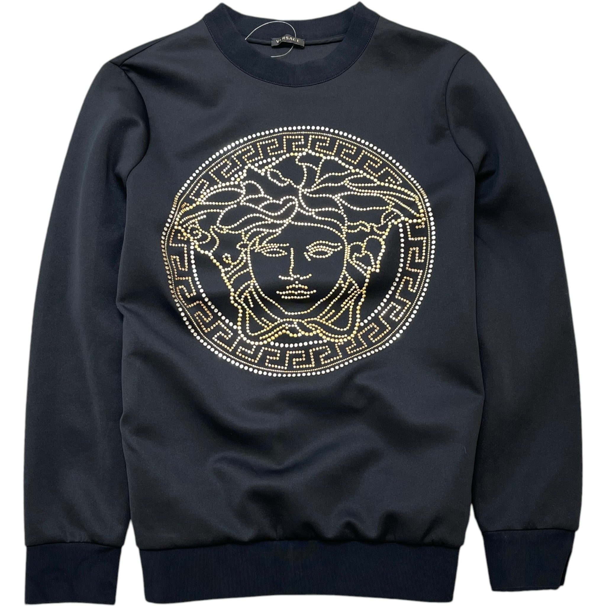 Women's Embellished Logo Sweatshirt Black Size S