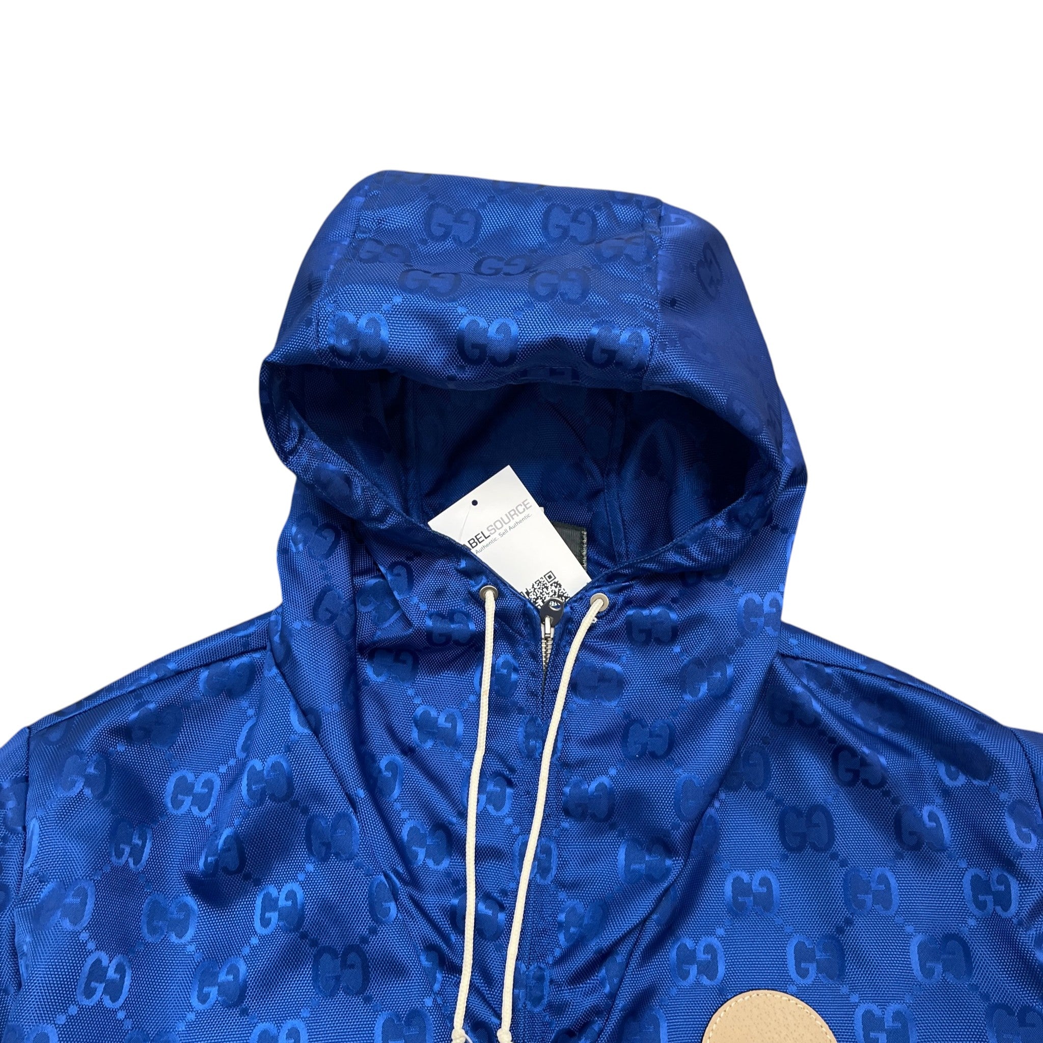 Men's Gg Supreme Off The Grid Jacket Blue Size IT 52 / XL