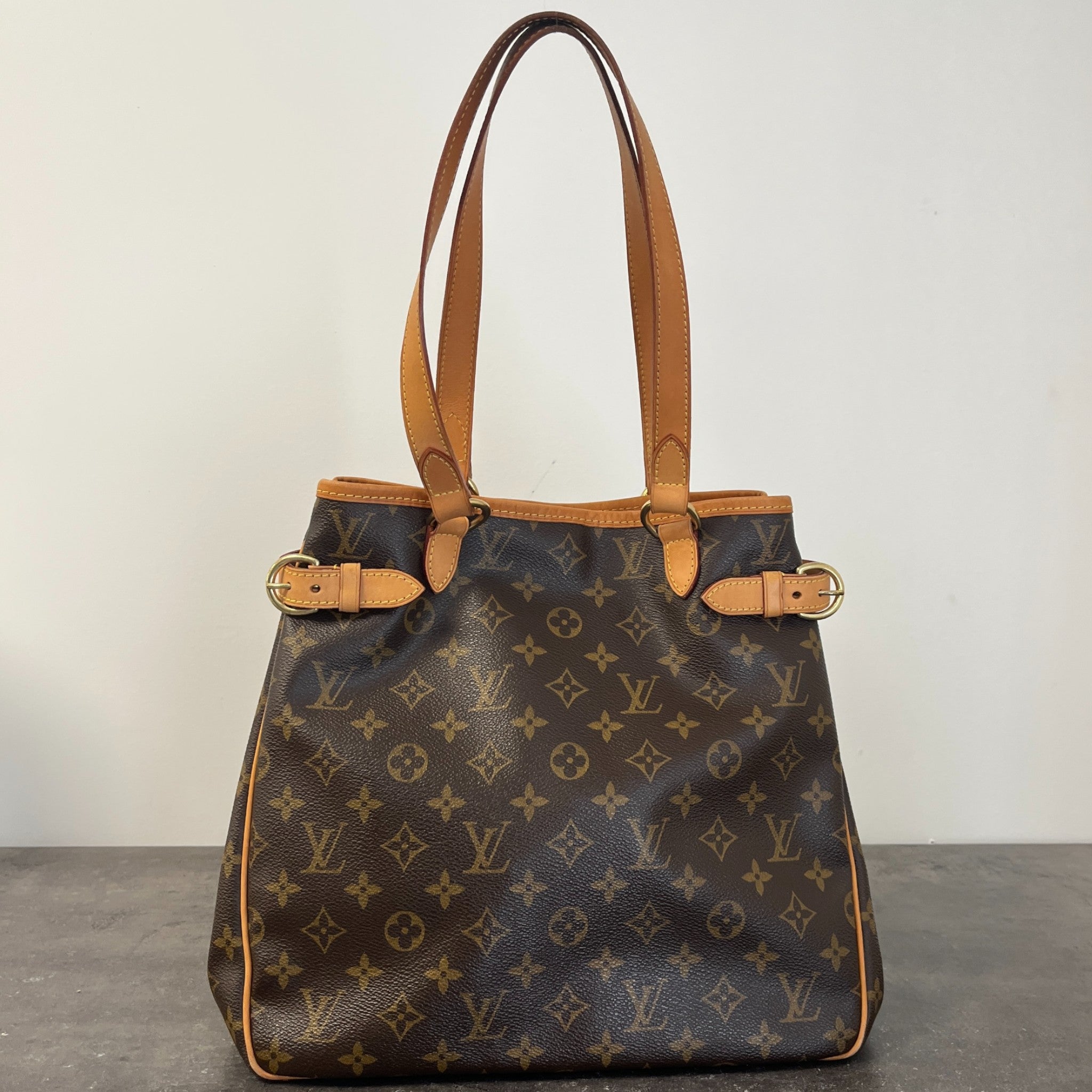 Women's Monogram Batignolles Vertical Pm Handbag Brown