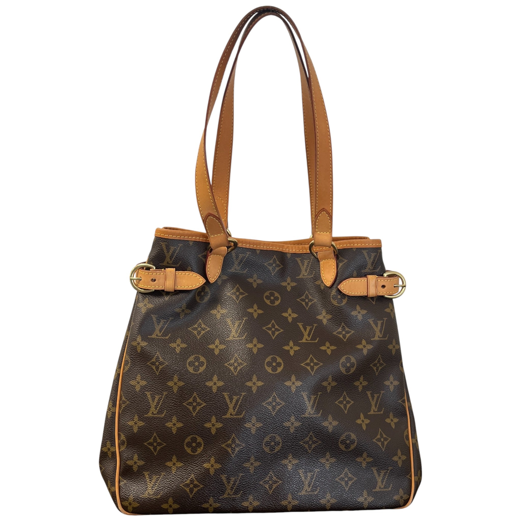 Women's Monogram Batignolles Vertical Pm Handbag Brown