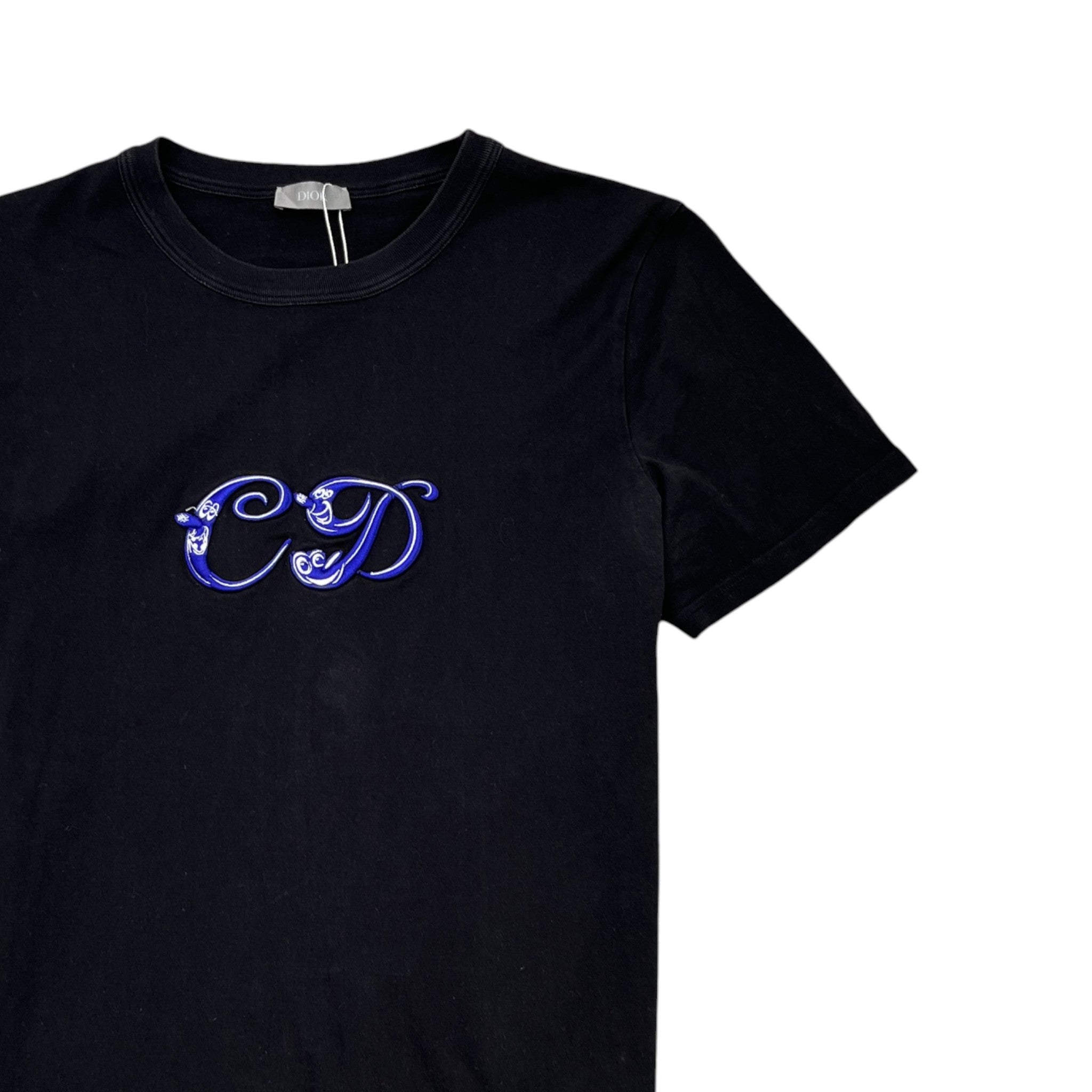 Men's X Kenny Scharf Cd Logo T-Shirt Black Size L