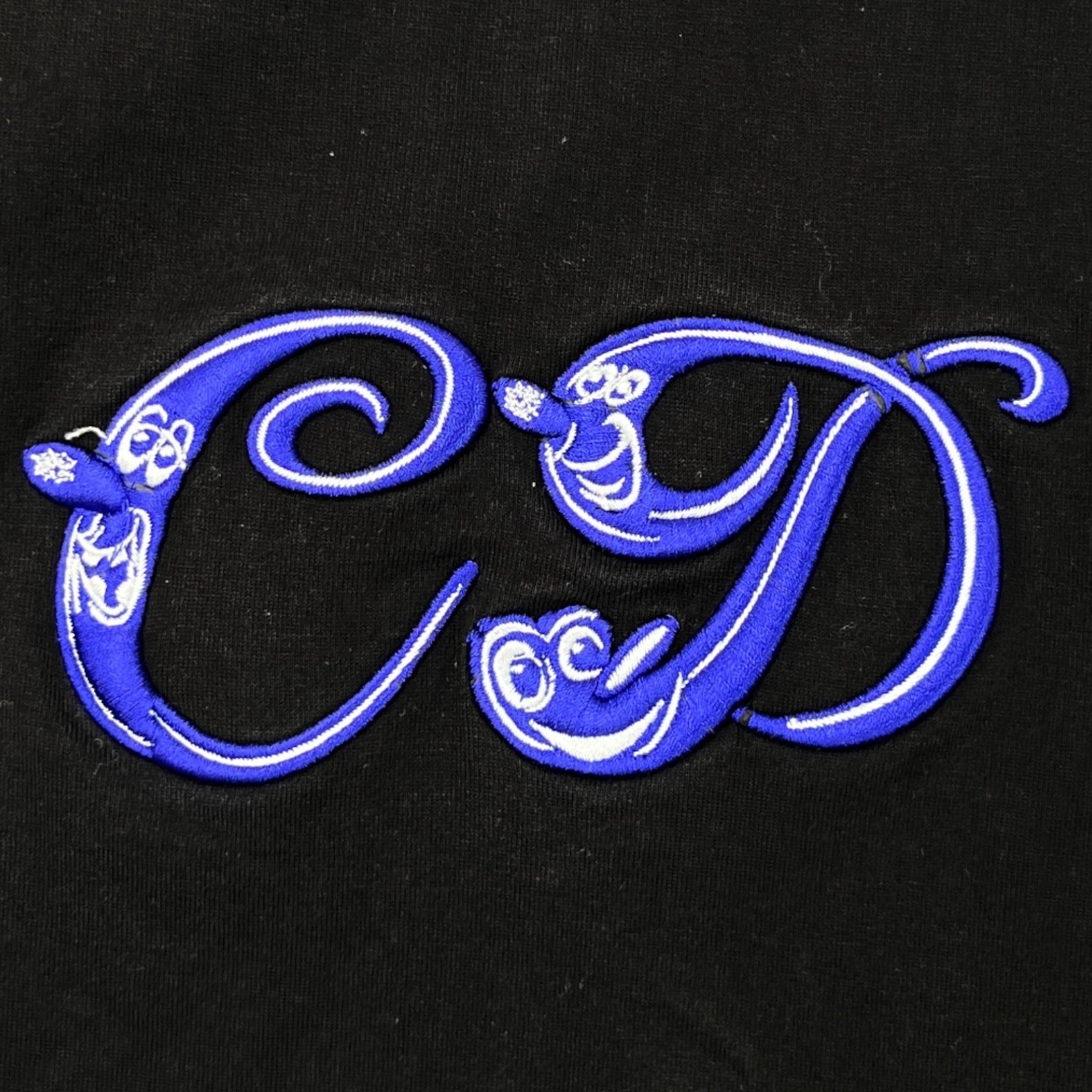 Men's X Kenny Scharf Cd Logo T-Shirt Black Size L