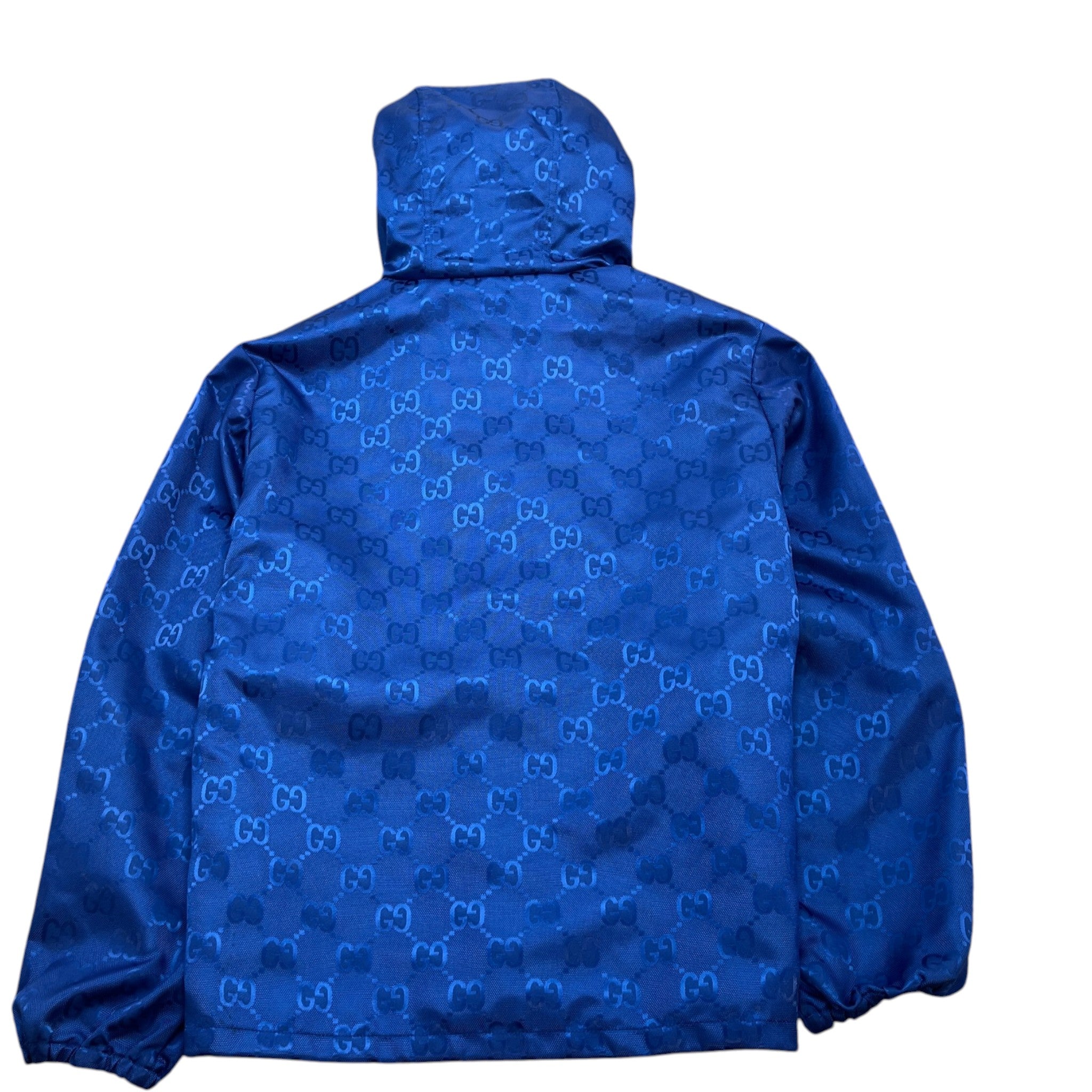 Men's Gg Supreme Off The Grid Jacket Blue Size IT 52 / XL