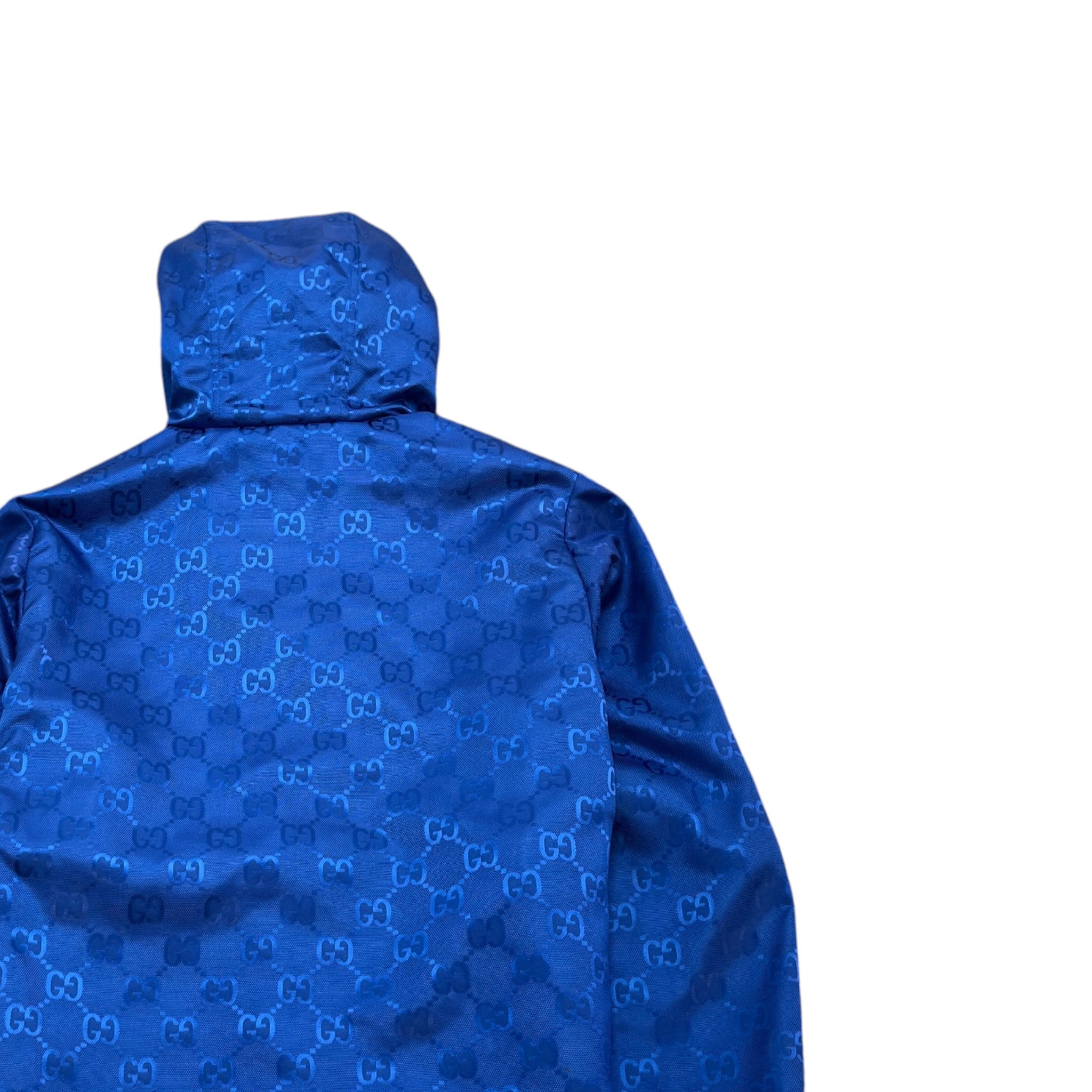 Men's Gg Supreme Off The Grid Jacket Blue Size IT 52 / XL
