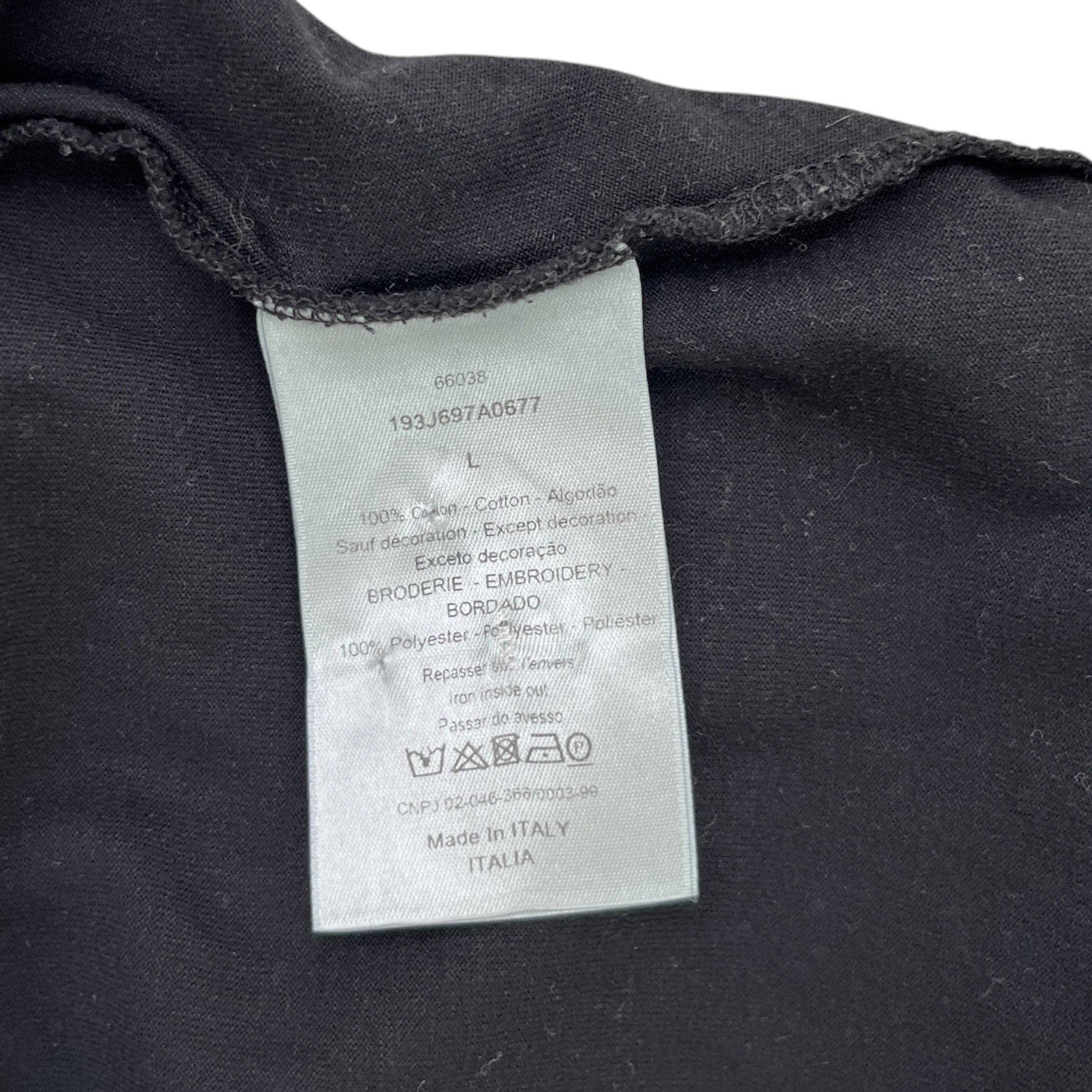 Men's X Kenny Scharf Cd Logo T-Shirt Black Size L