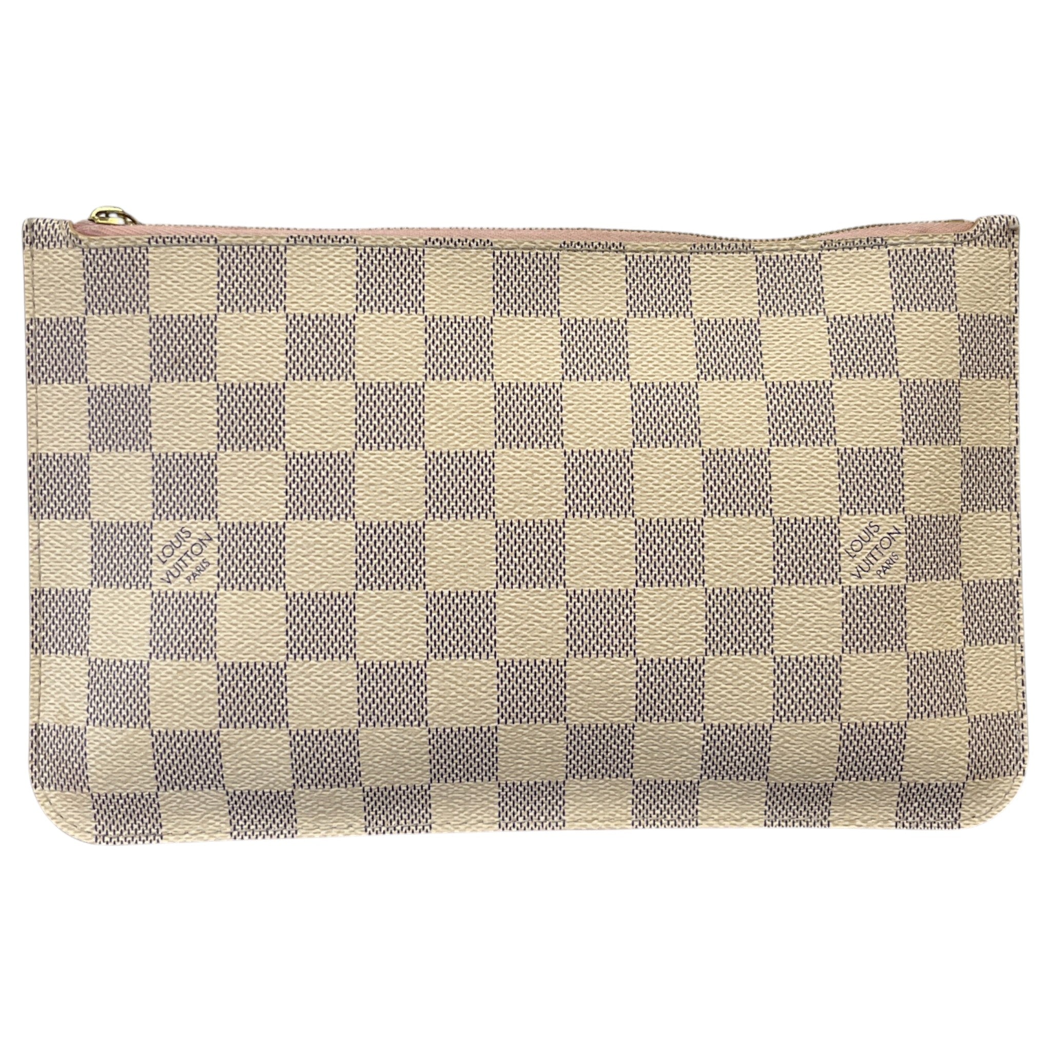 Women's Damier Azur Pouch White