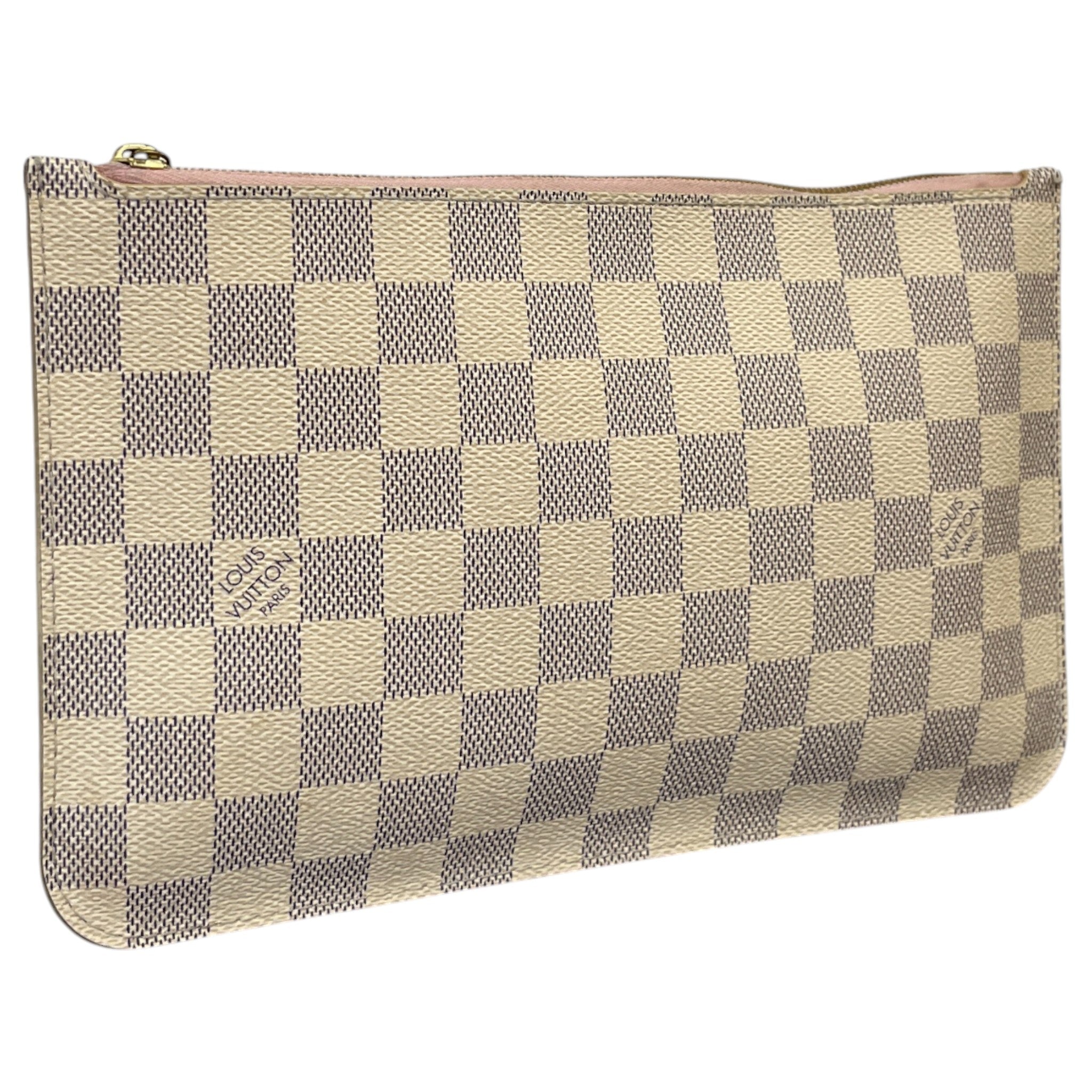 Women's Damier Azur Pouch White