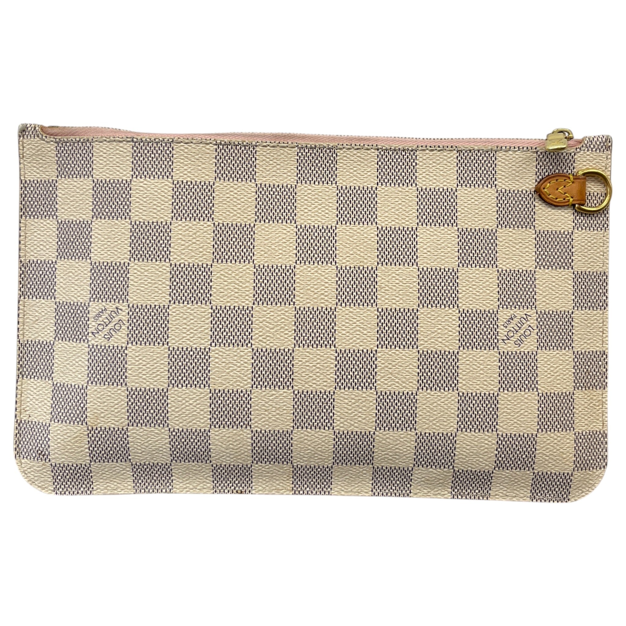 Women's Damier Azur Pouch White