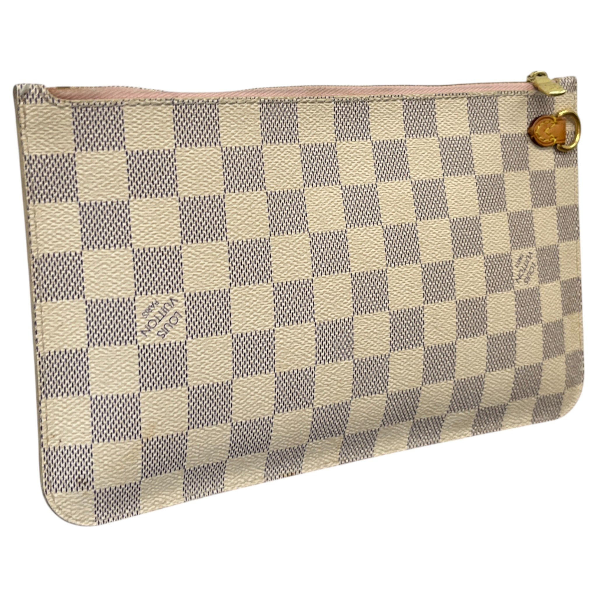 Women's Damier Azur Pouch White