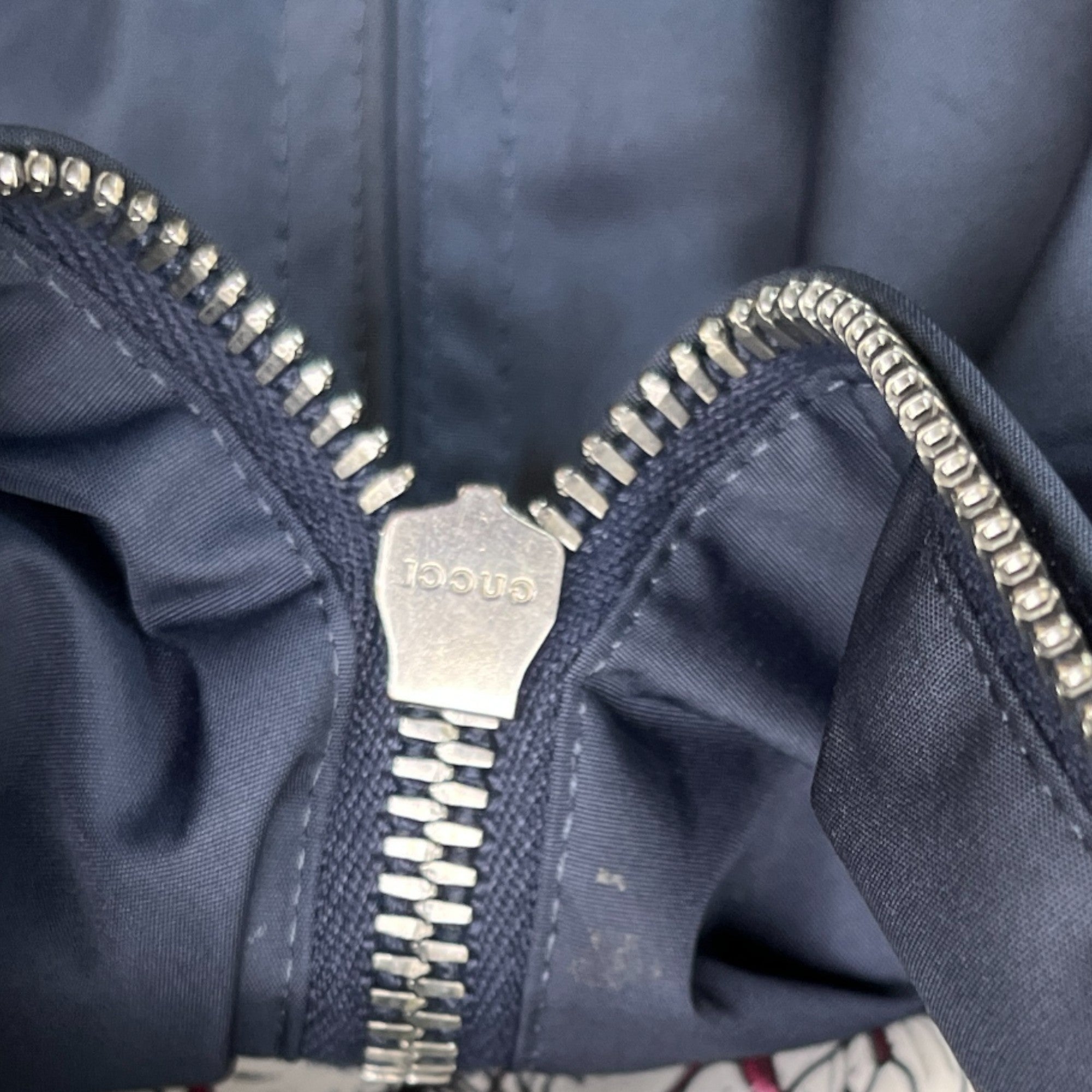 Men's Web Collar Jacket Navy Size IT 50 / L