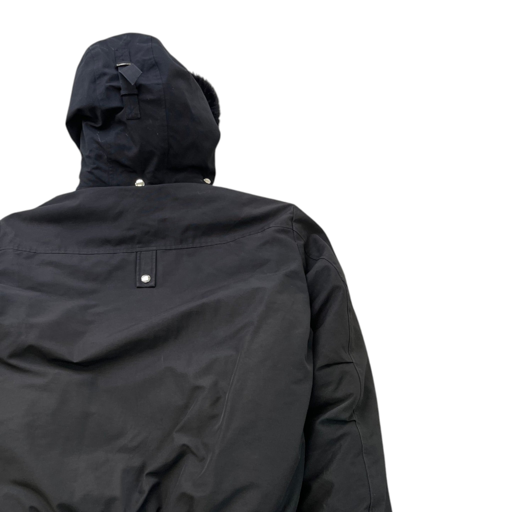 Men's Ballistic Bomber Down Jacket Black Size XL