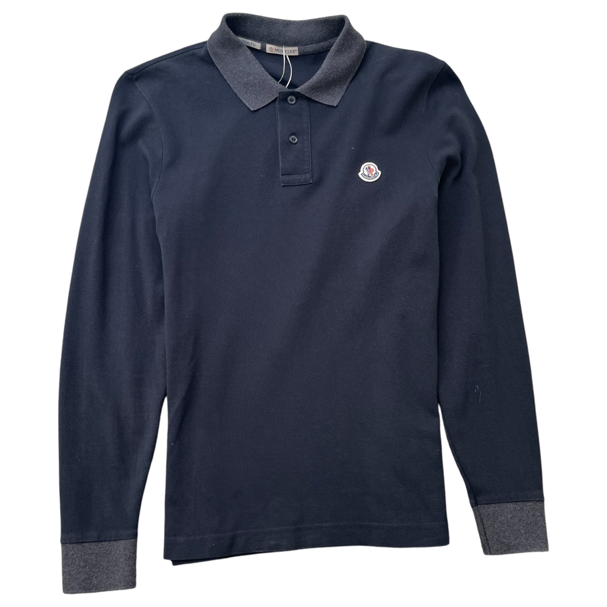 Men's Maglia Polo Shirt Navy Size S