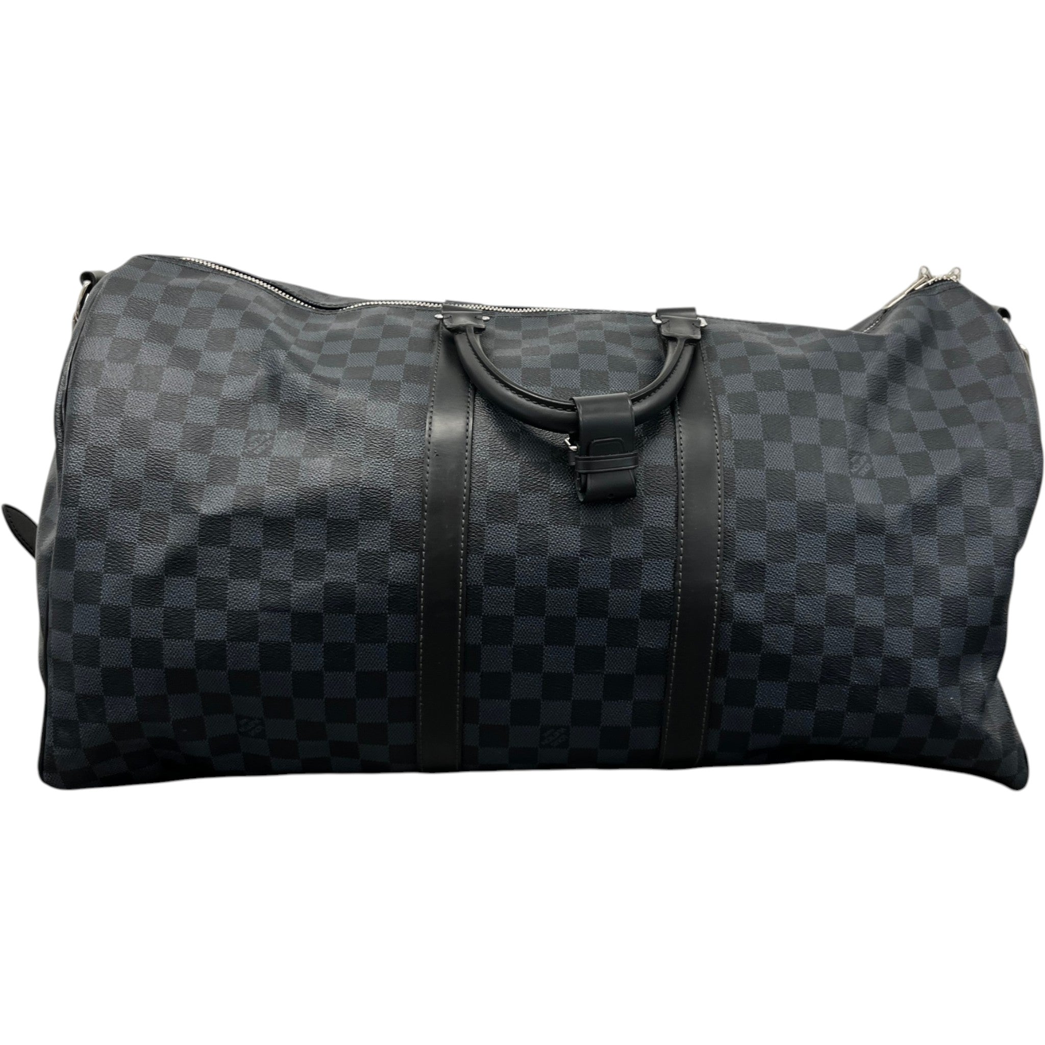 Men's Damier Colbolt Keepall Bandoulière 55 Bag Navy