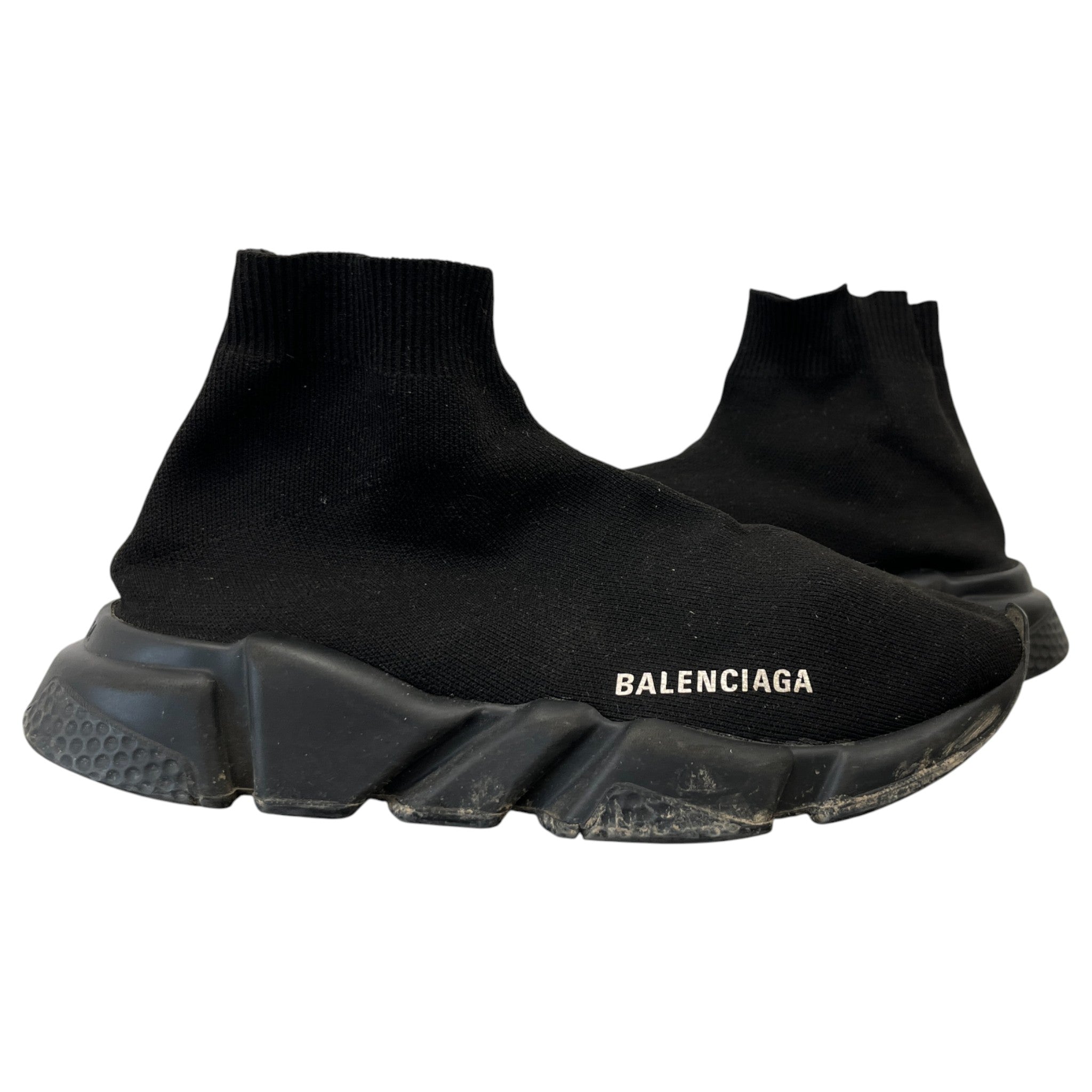 Women's Sock Runners High Trainers Black Size EU 39 / UK 6