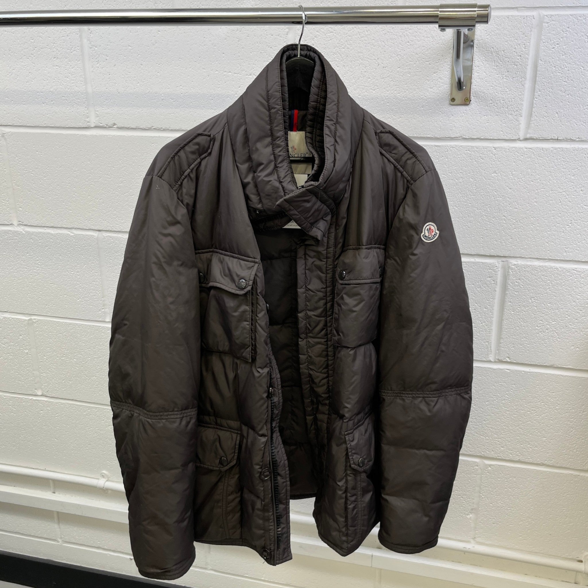 Men's Ballistic Bomber Down Jacket Black Size XL