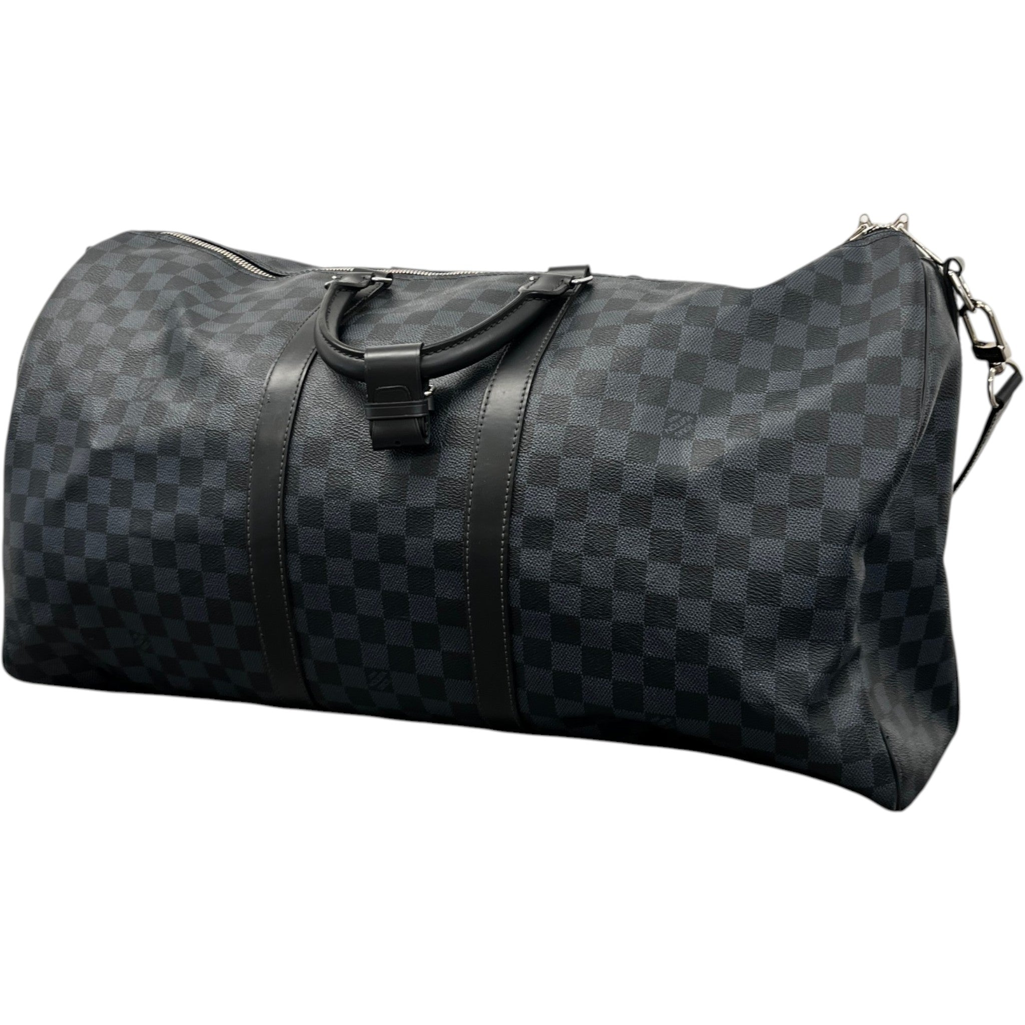 Men's Damier Colbolt Keepall Bandoulière 55 Bag Navy