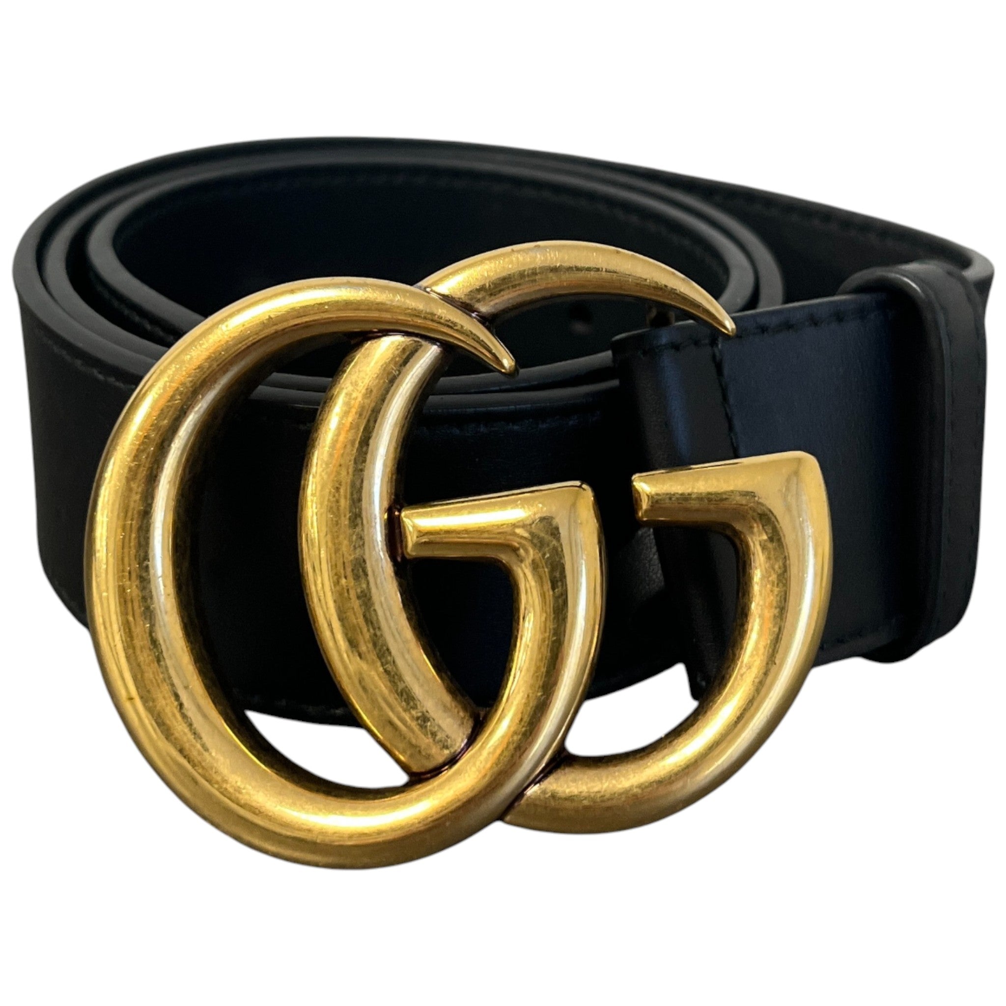 Women's Gg Marmont Belt Black Size 70CM / UK 6