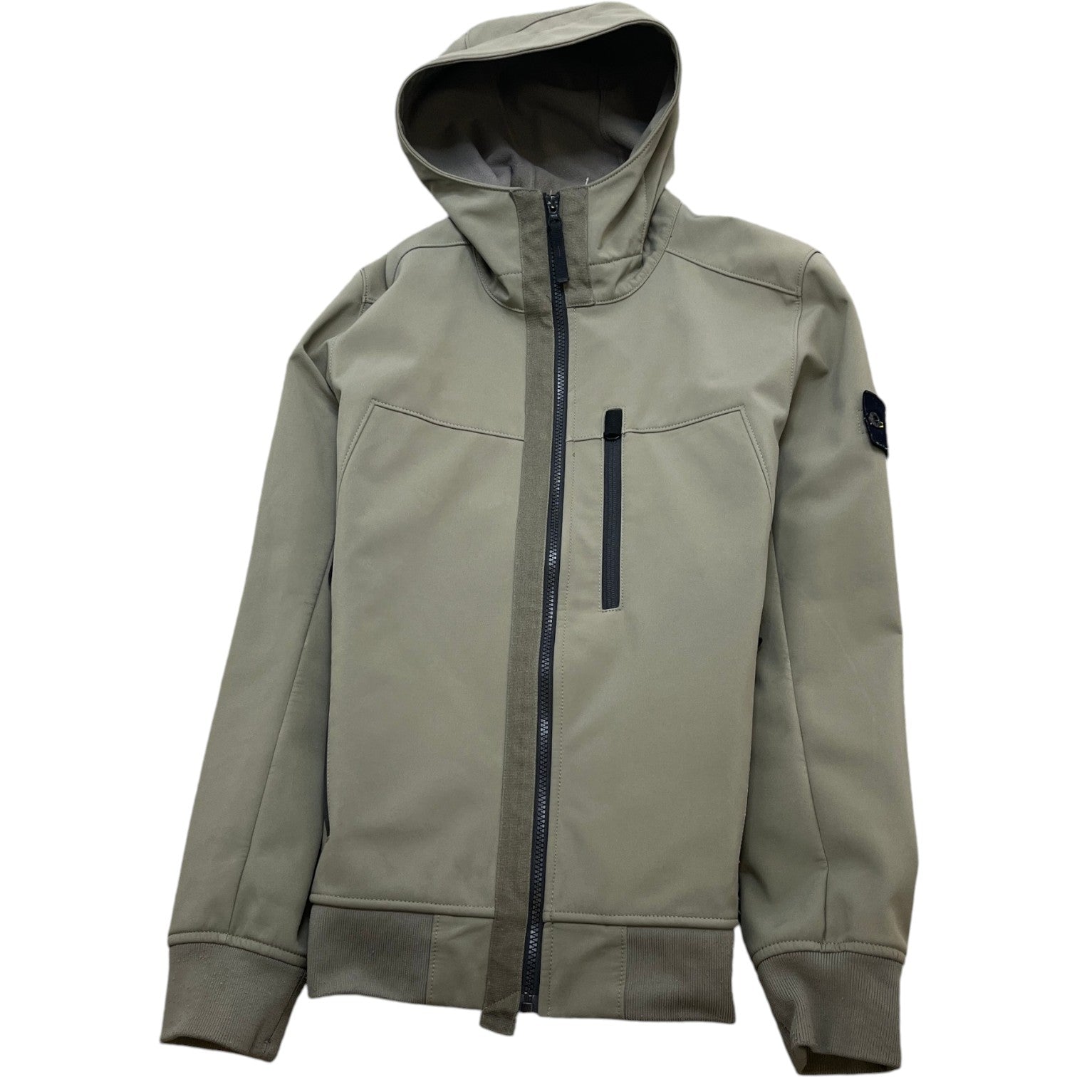 Men's Applique Logo Soft Shell-R Jacket Khaki Size M