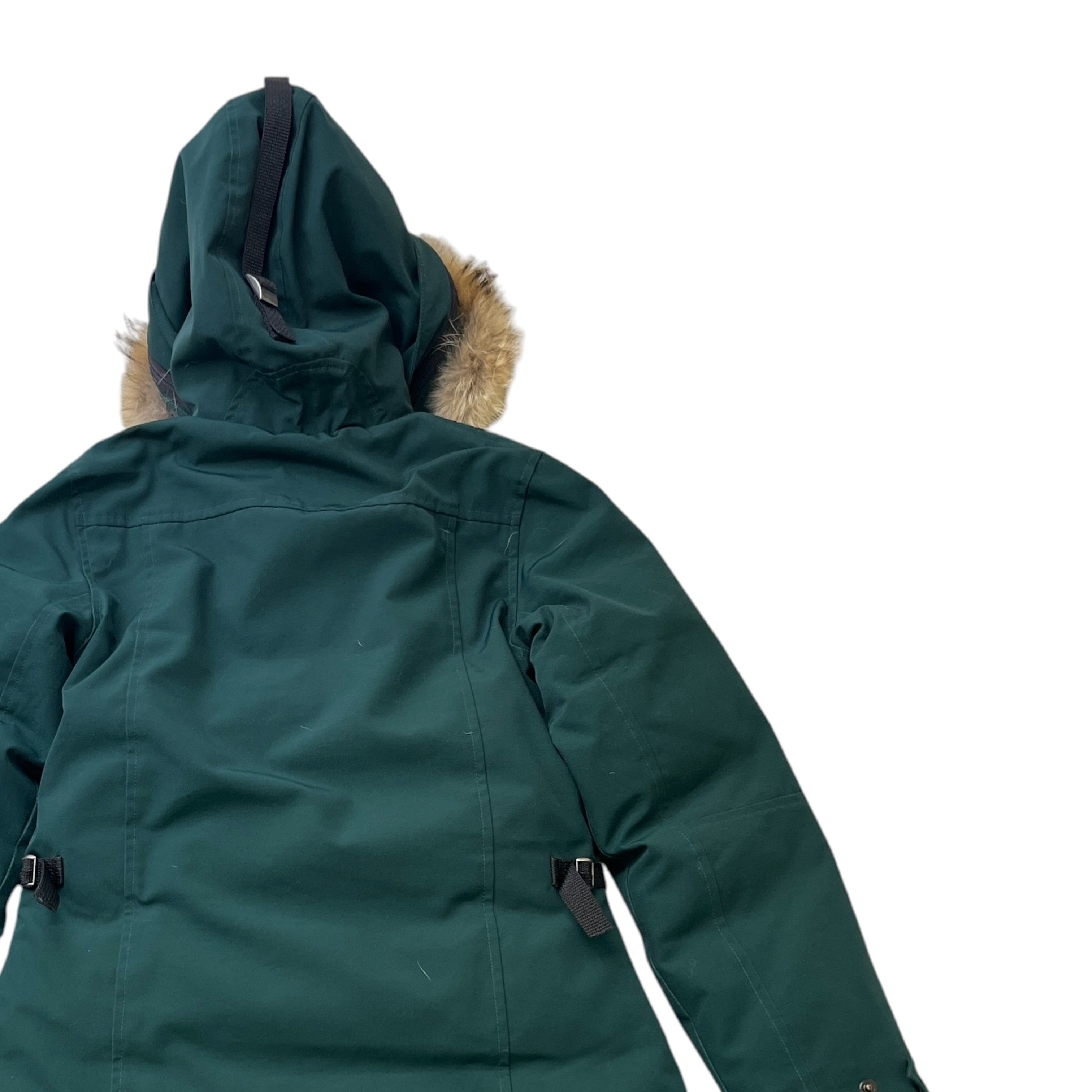 Women's Kensington Parka Down Jacket Green Size XS
