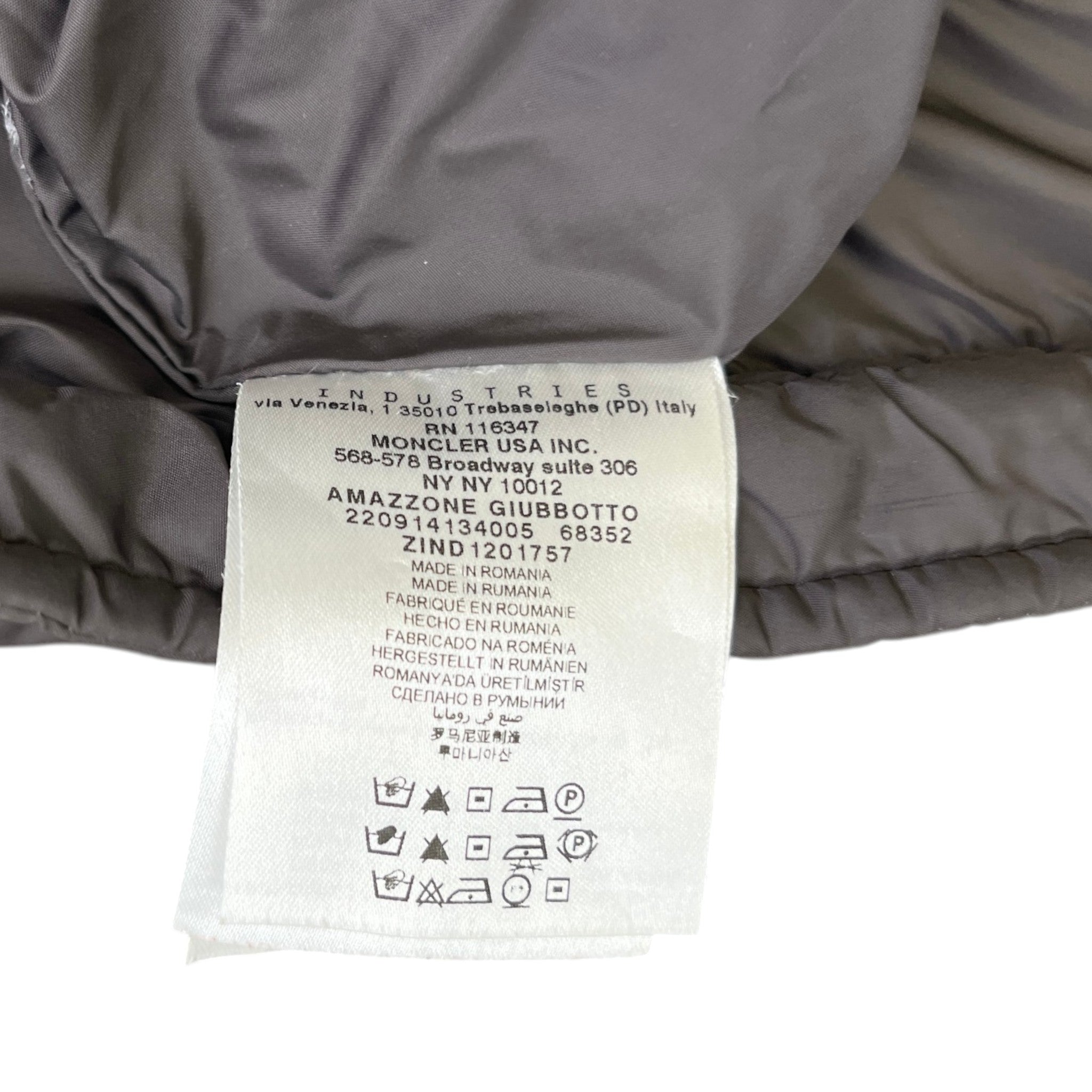 Men's Amazzone Down Jacket Brown Size 5 / XXL