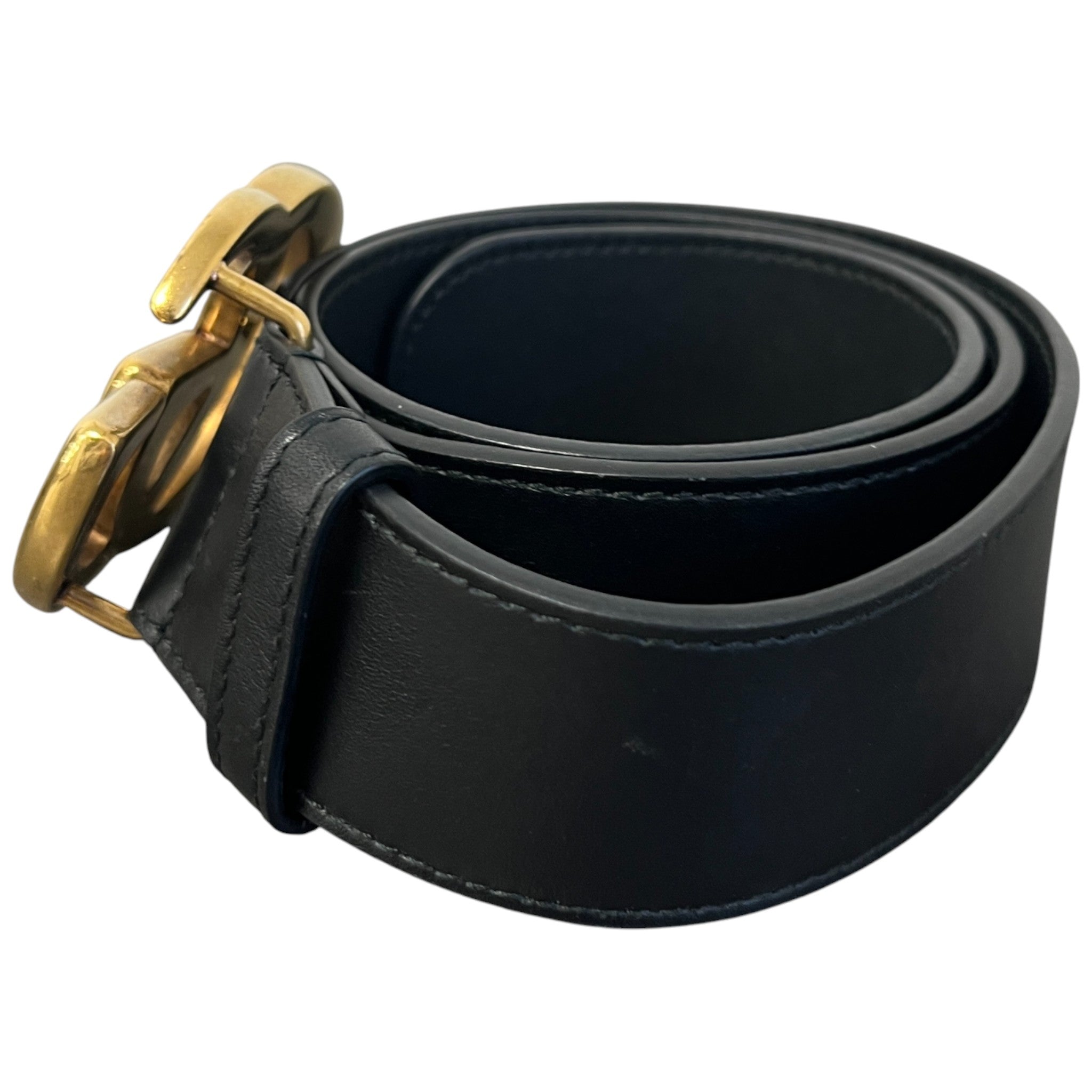 Women's Gg Marmont Belt Black Size 70CM / UK 6