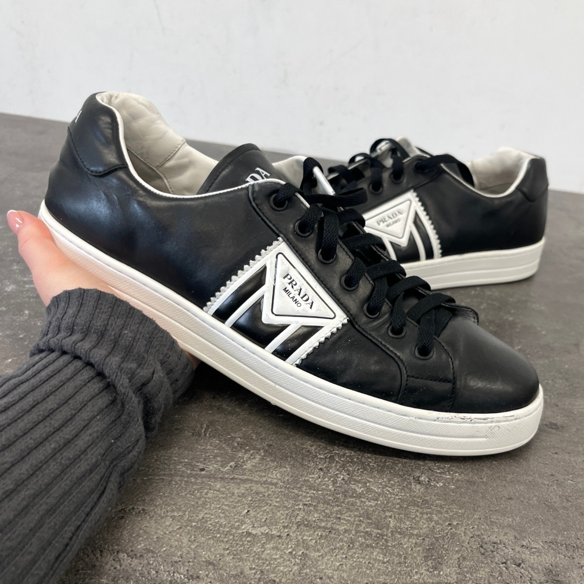Men's Downtown Low Trainers Black Size EU 44 / UK 10