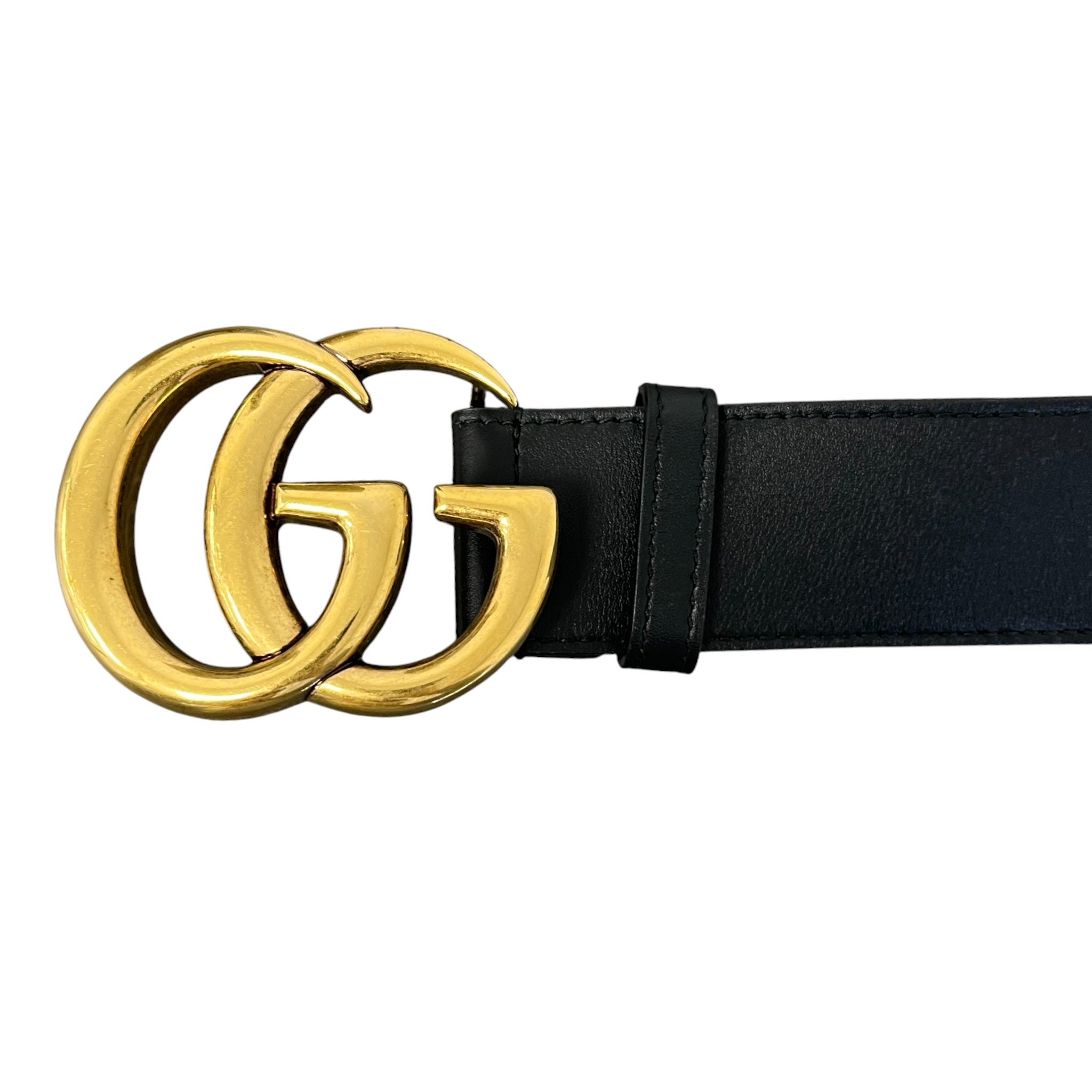 Women's Gg Marmont Belt Black Size 70CM / UK 6