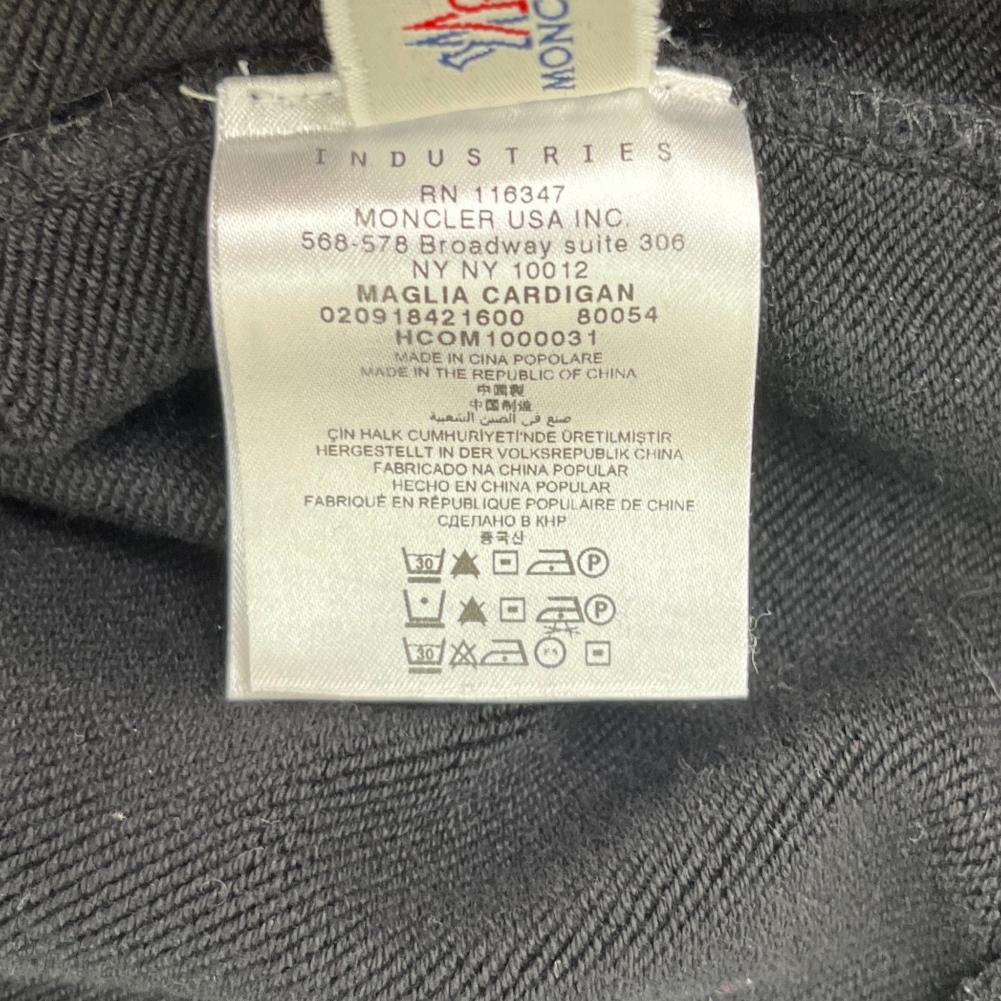 Men's Maglia Hoodie Black Size XXL