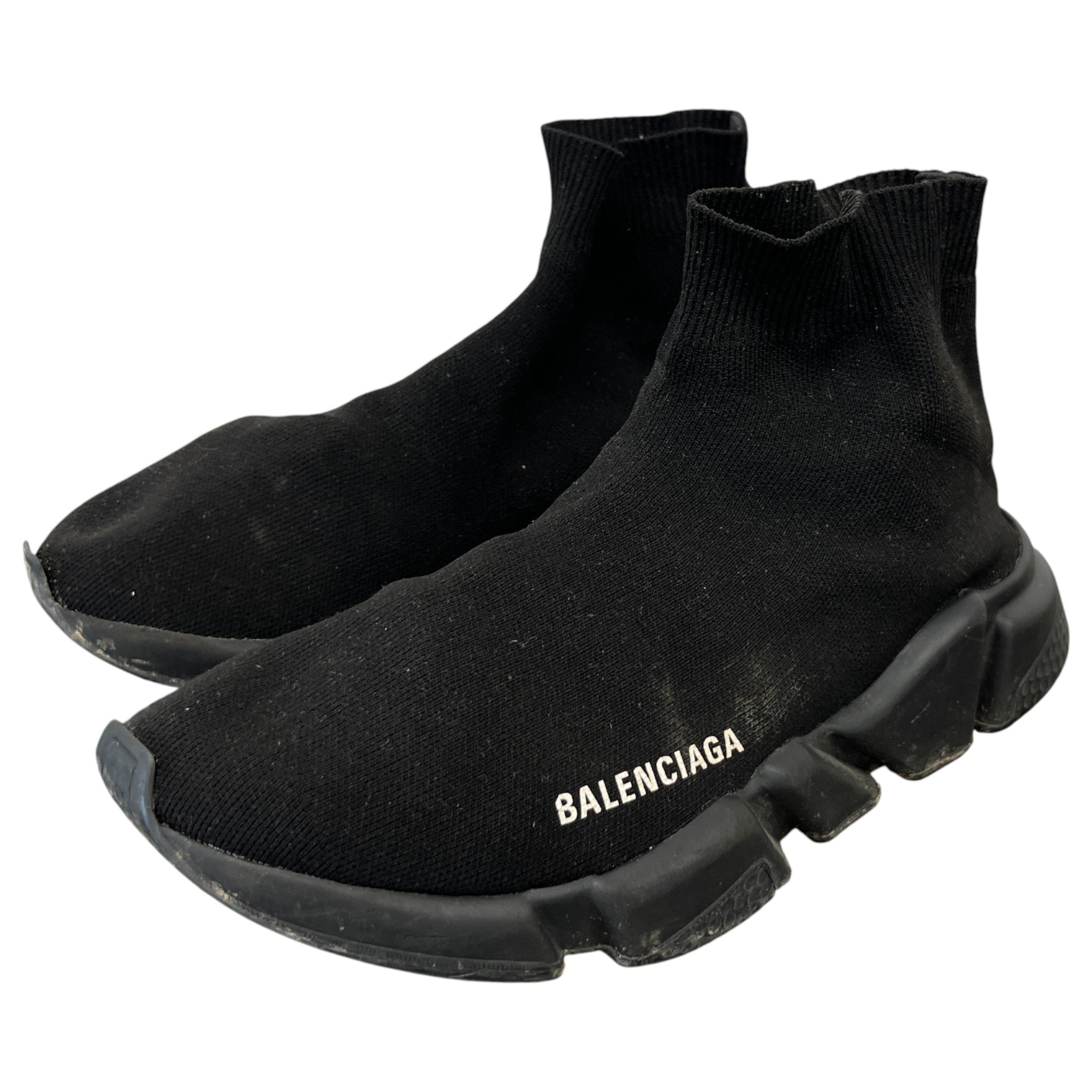 Women's Sock Runners High Trainers Black Size EU 39 / UK 6