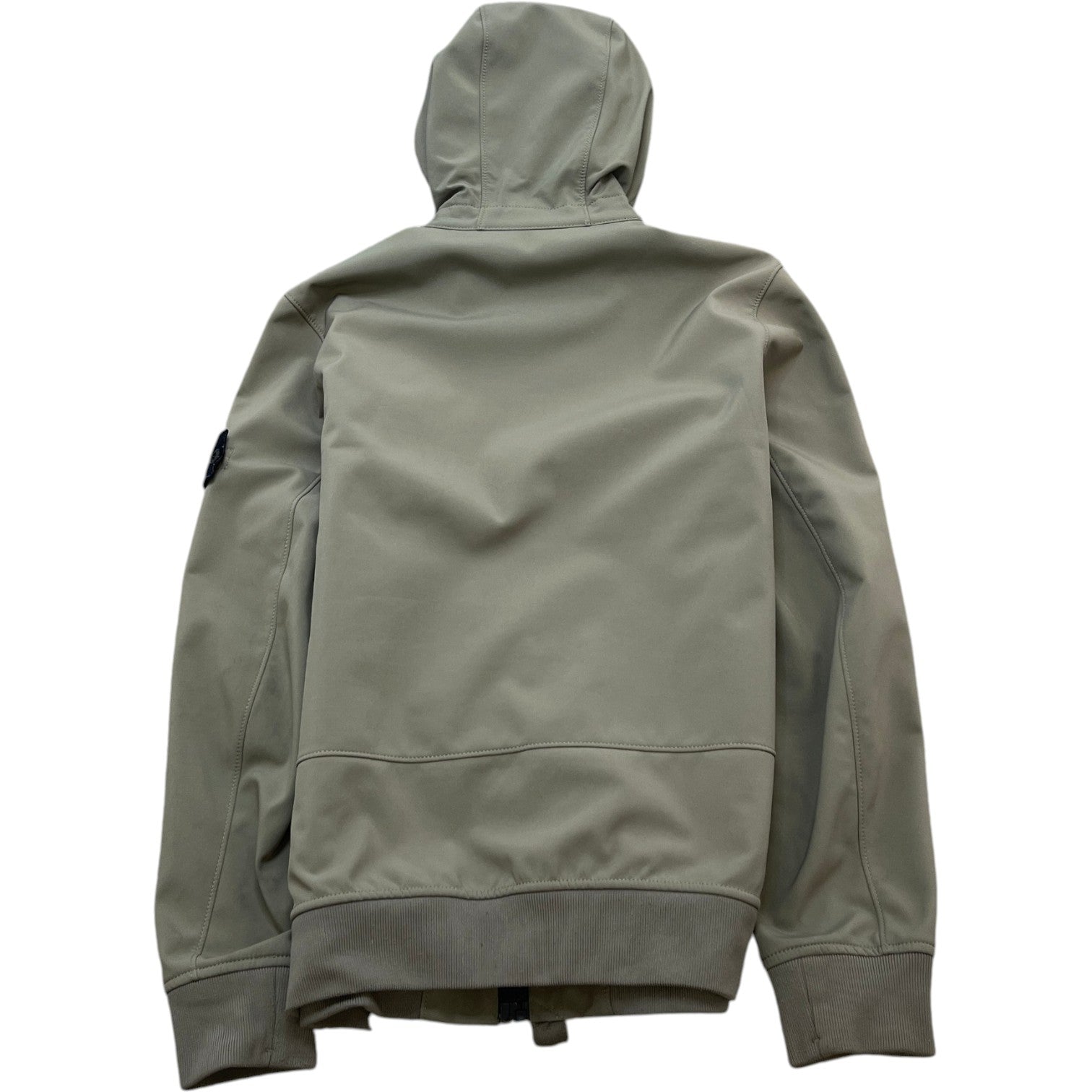 Men's Applique Logo Soft Shell-R Jacket Khaki Size M
