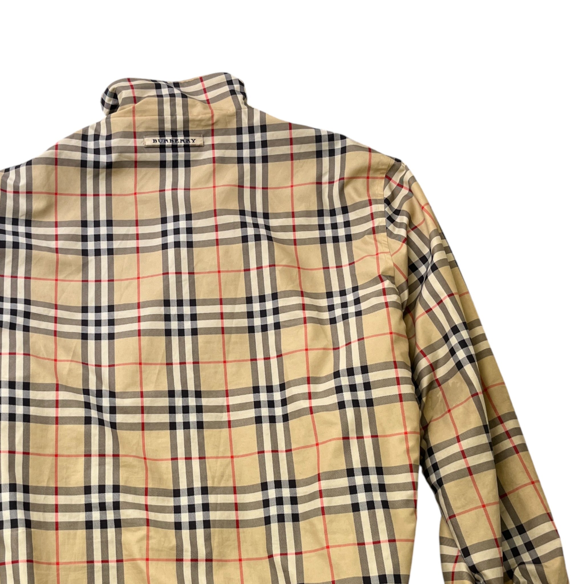 Men's Nova Check Jacket Beige Size XL