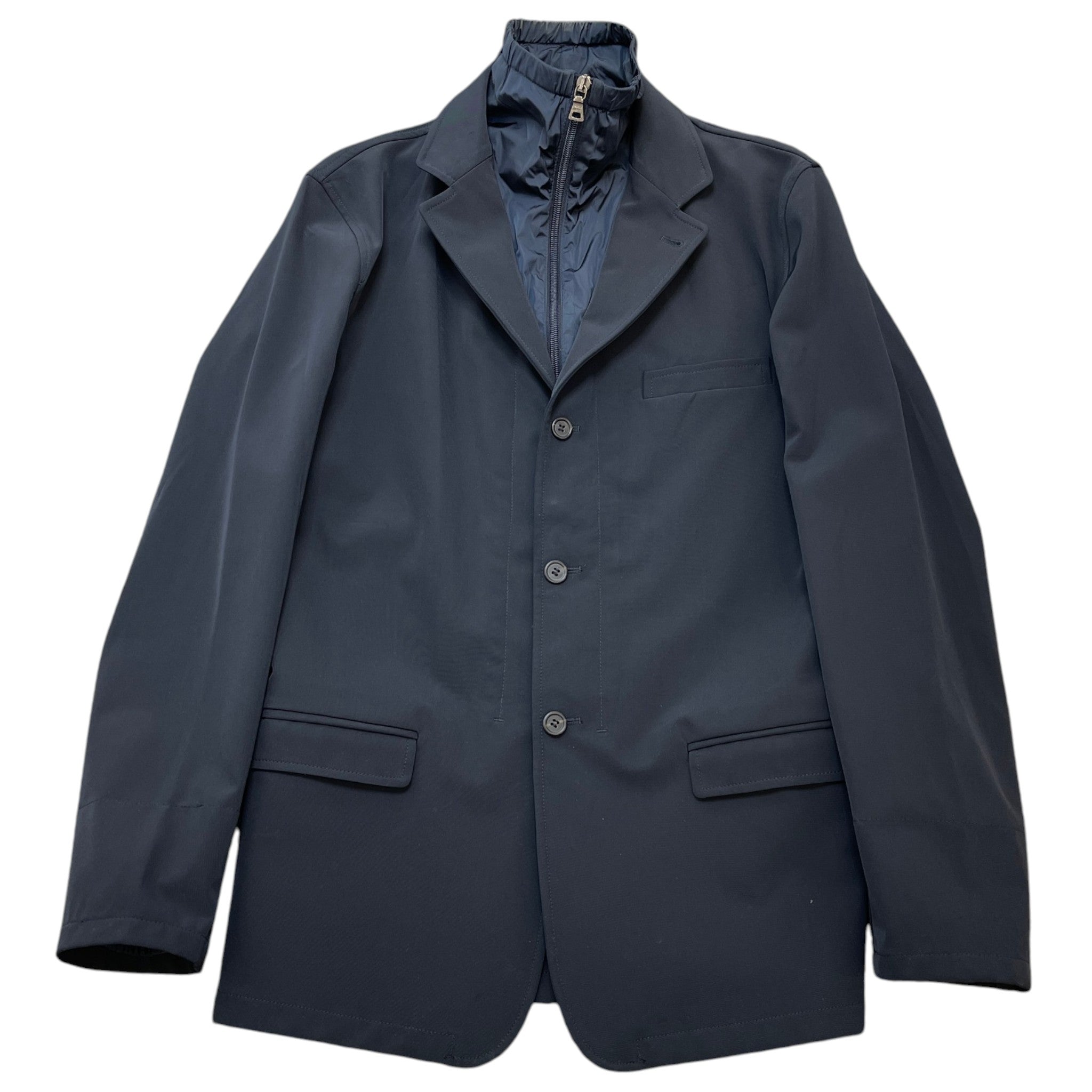 Men's Techno Stretch Blazer Jacket Navy Size S