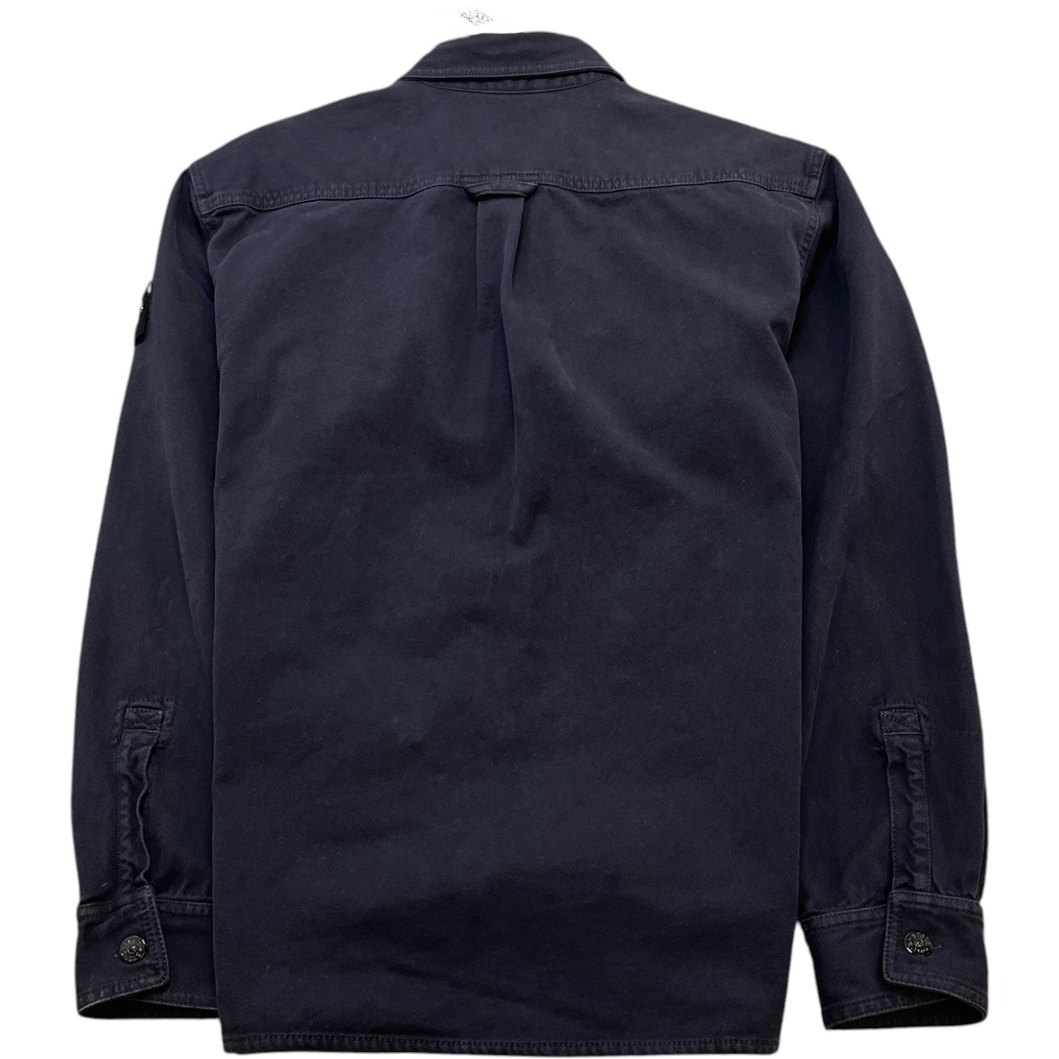Men's Applique Logo OverShirt Navy Size L