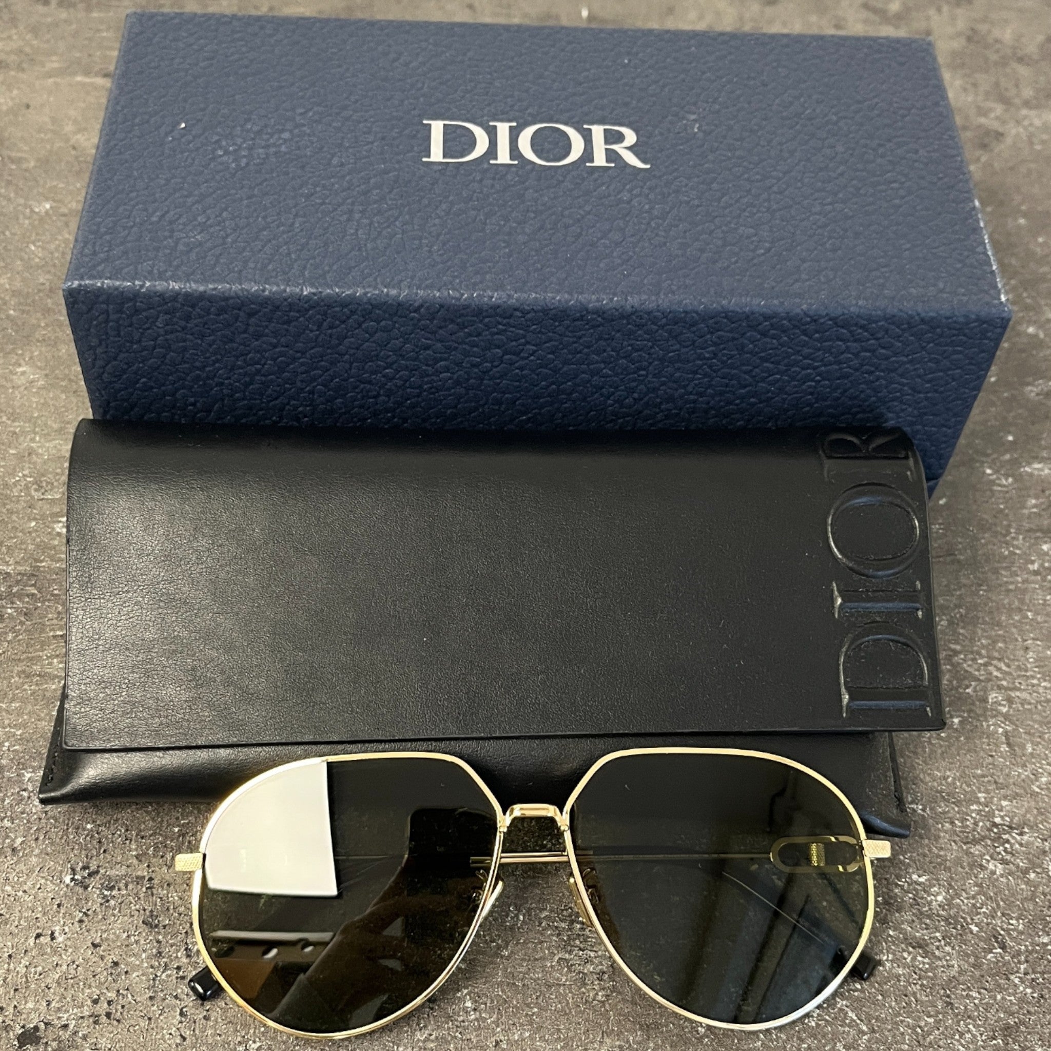 Men's Cd Link A1U Sunglasses Gold