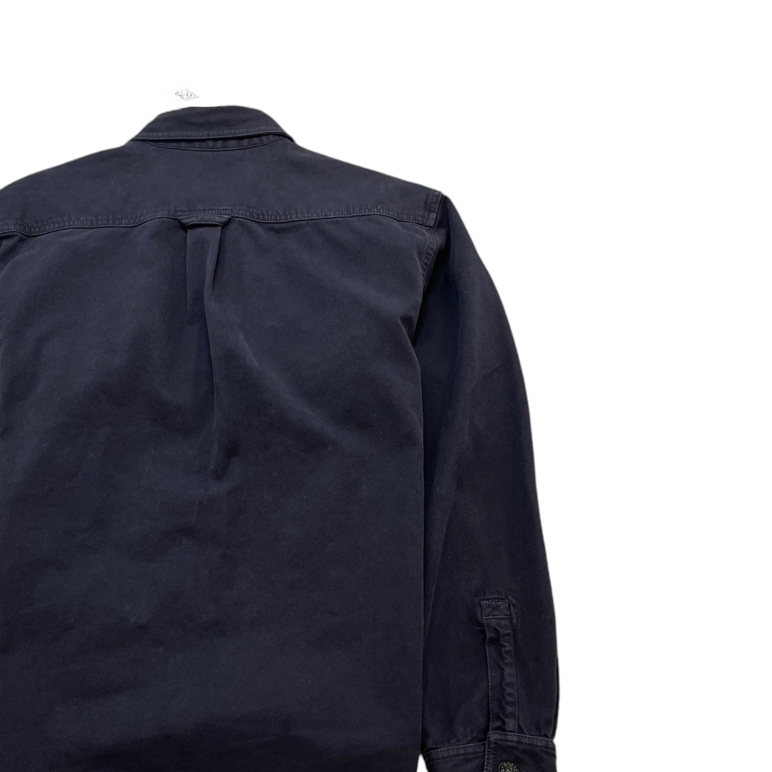 Men's Applique Logo OverShirt Navy Size L