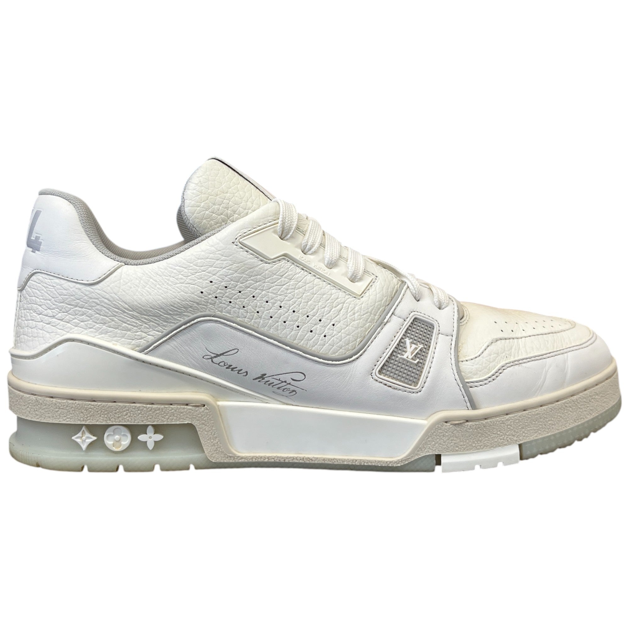 Men's Lv Trainer Low Trainers White Size EU 42 / UK 8