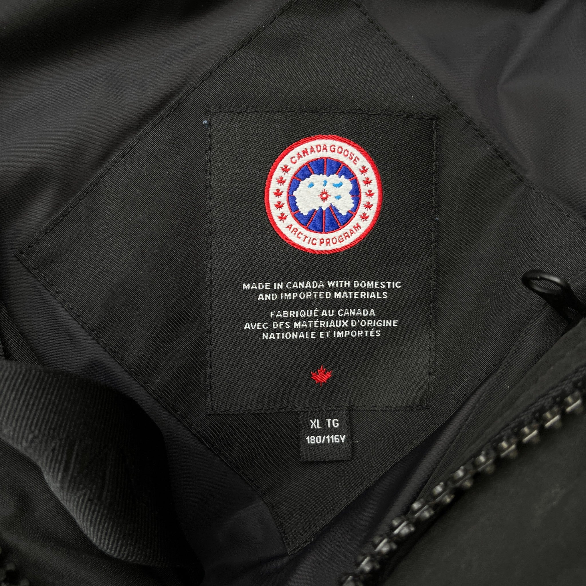 Men's Langford Down Jacket Black Size XL