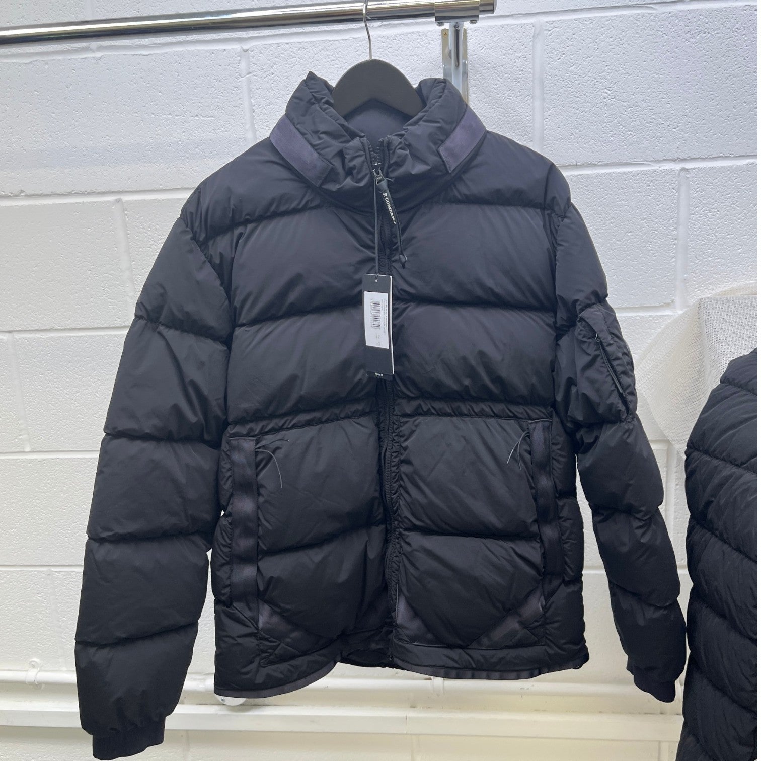Men's Nycra-R Lens Down Jacket Black Size IT 50 / L