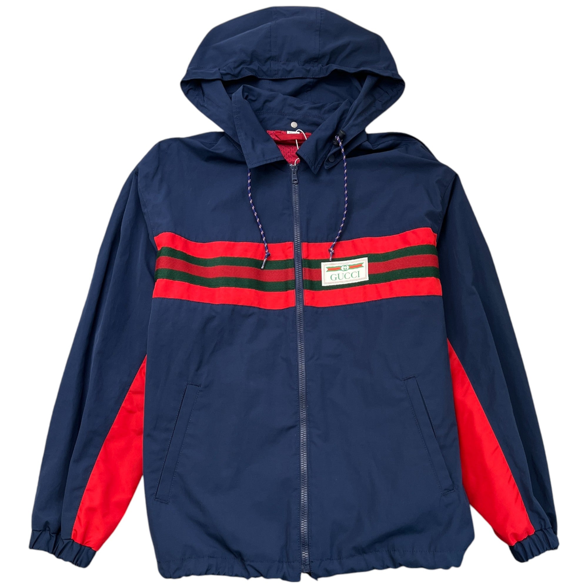 Men's Web Logo Jacket Navy Size IT 48 / M