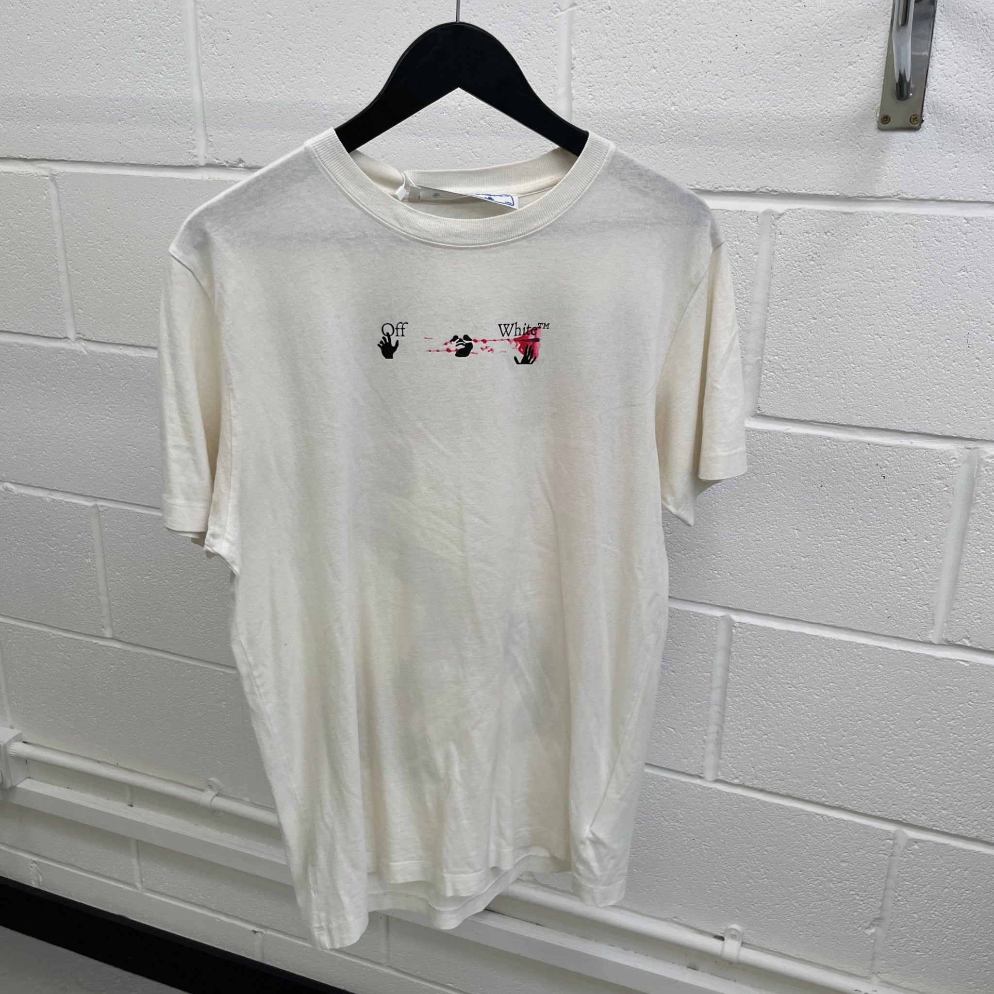 Men's Arrow Logo T-Shirt White Size M
