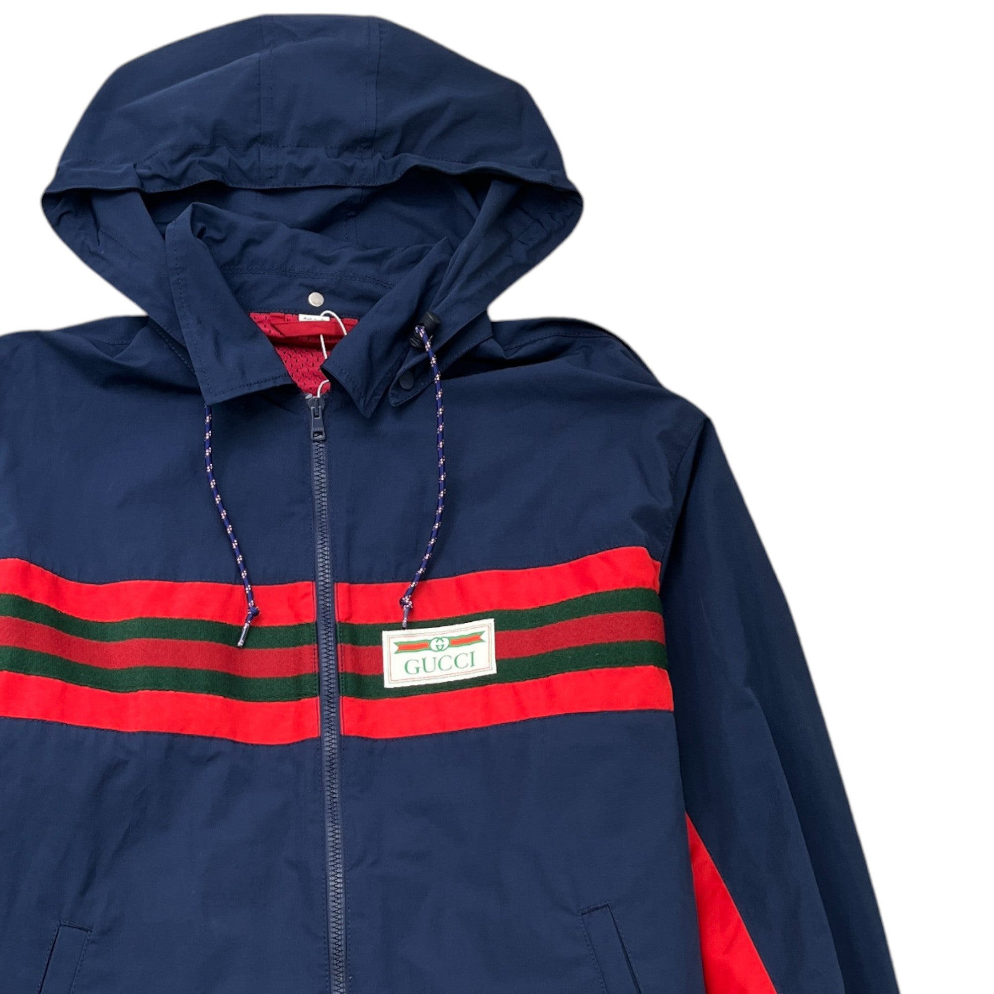 Men's Web Logo Jacket Navy Size IT 48 / M