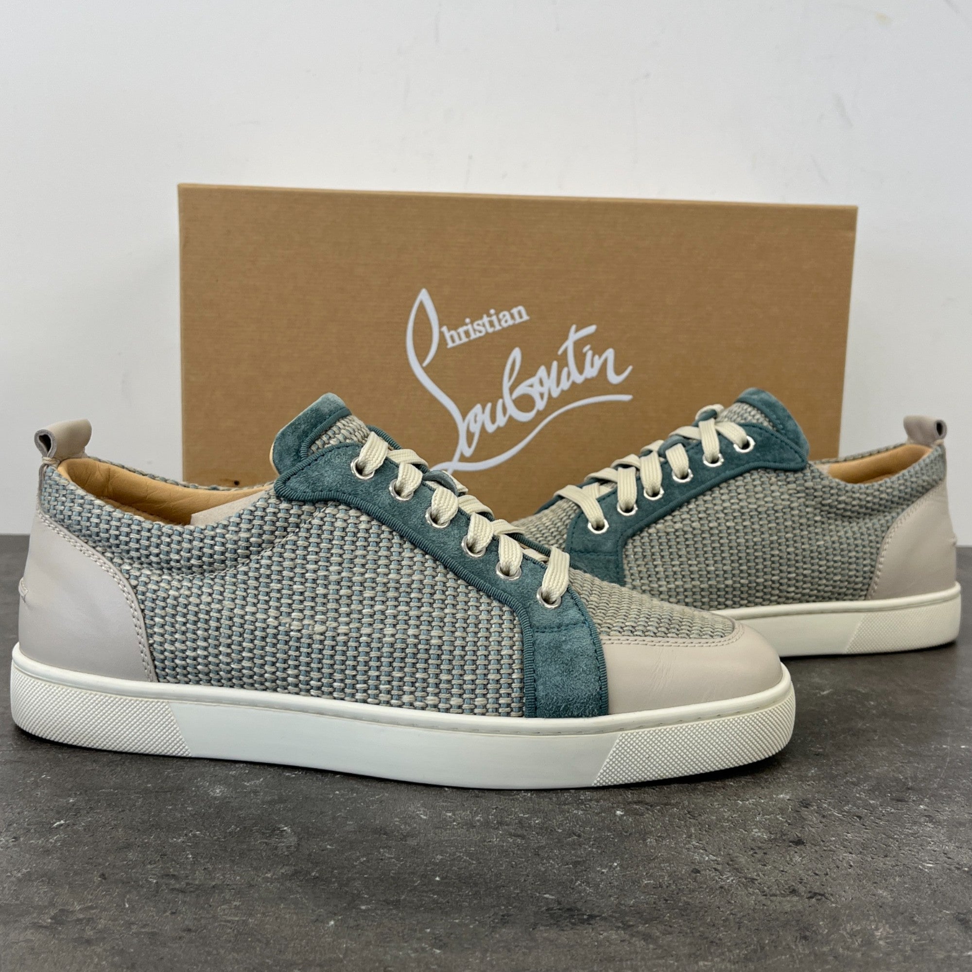 Men's Louis Junior Low Trainers Blue Size EU 41 / UK 7