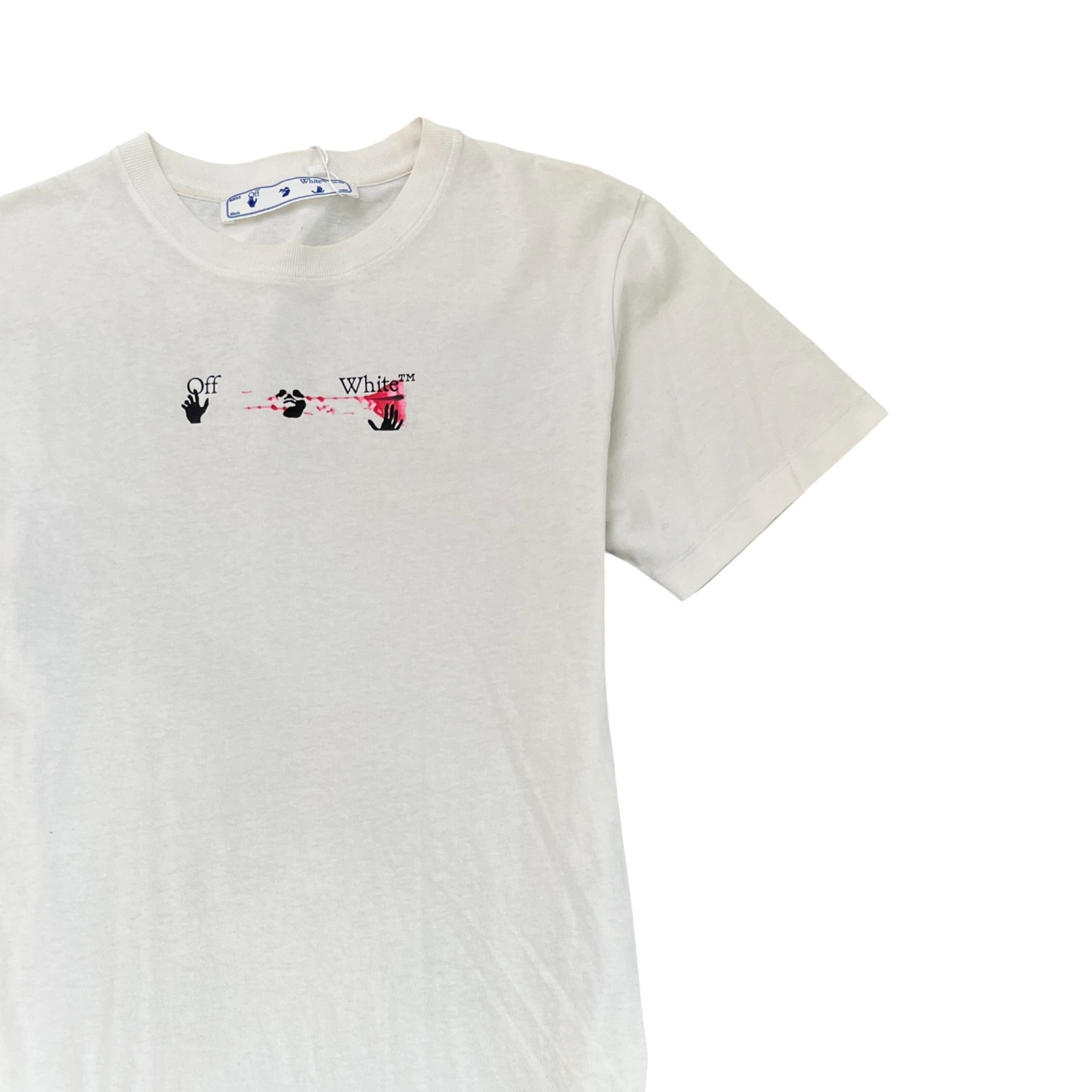 Men's Arrow Logo T-Shirt White Size M