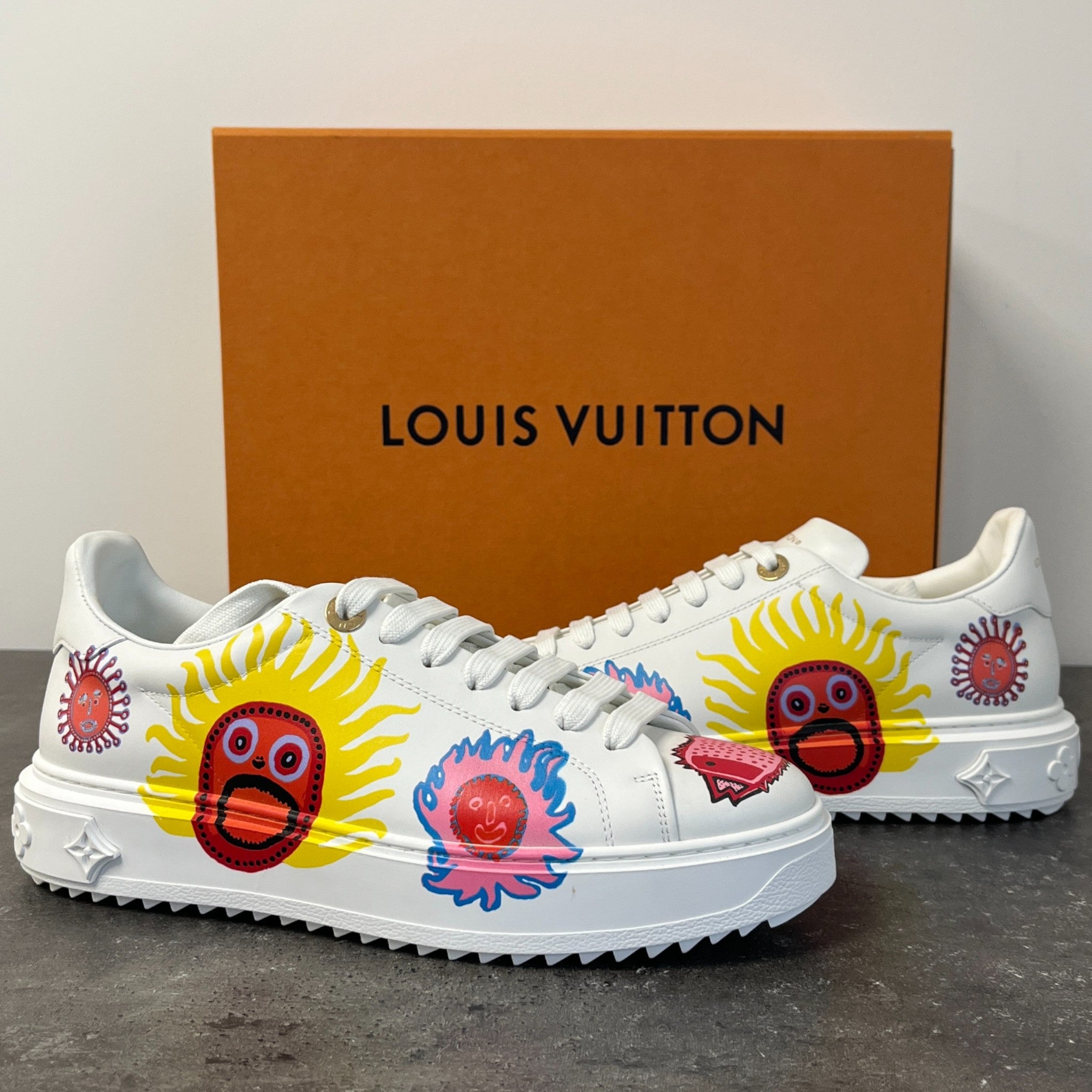 Women's X Yayoi Kusama Time Out Low Trainers White Size EU 38 / UK 5