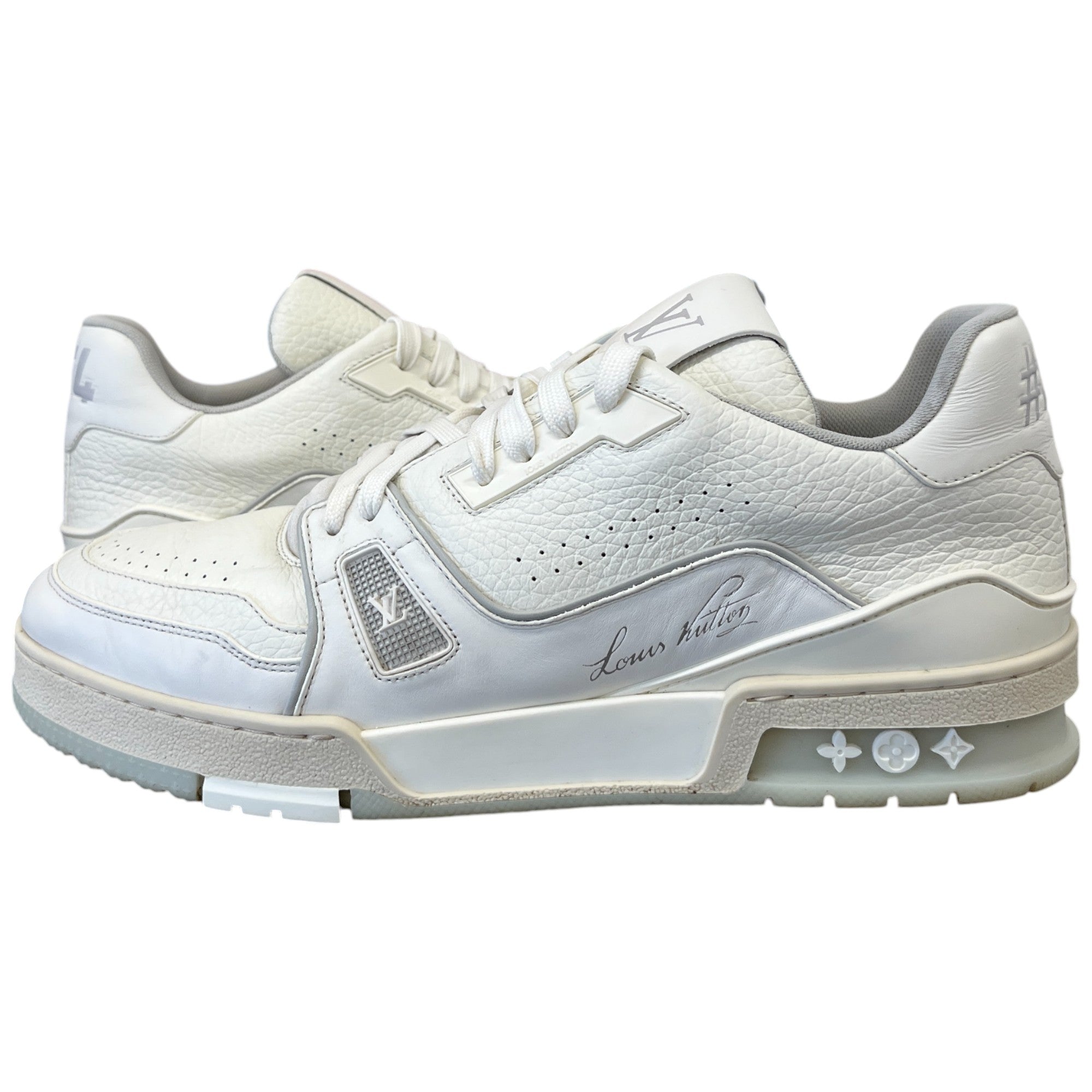 Men's Lv Trainer Low Trainers White Size EU 42 / UK 8