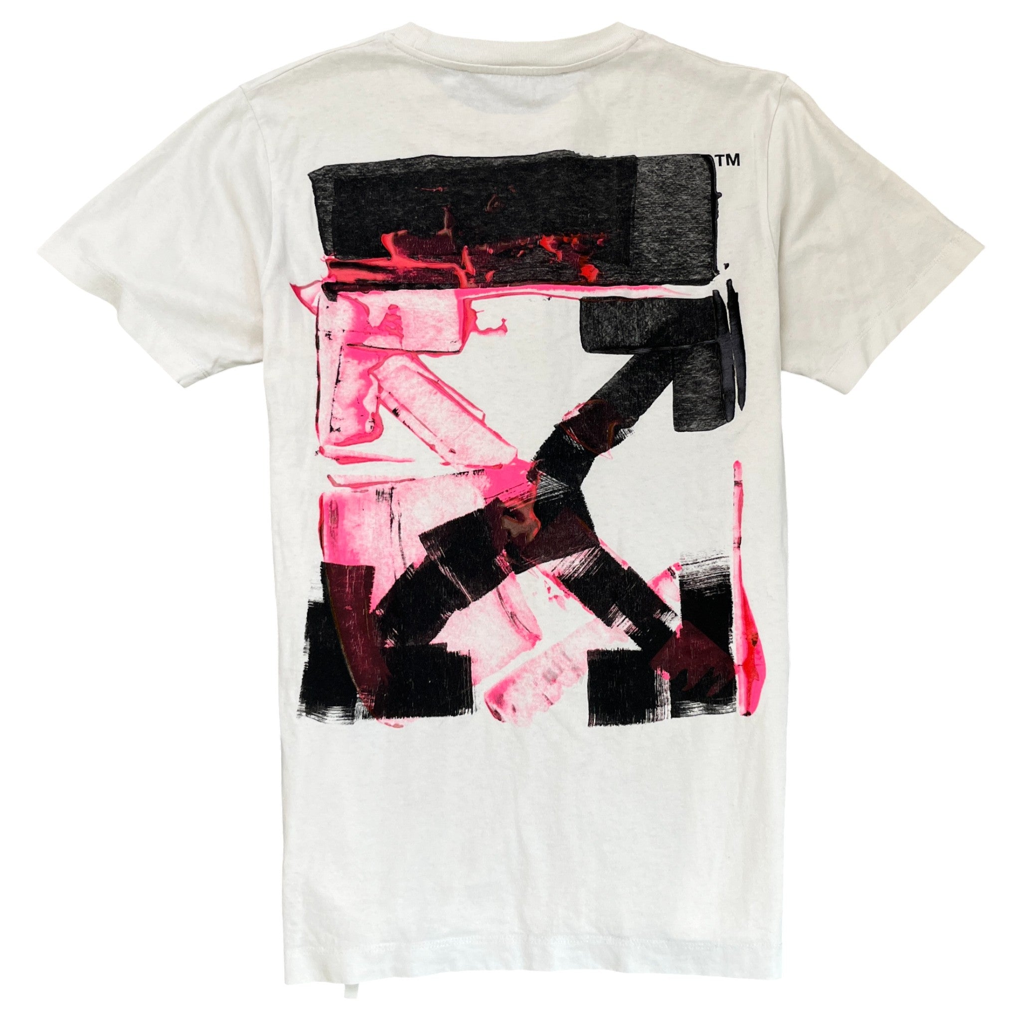 Men's Arrow Logo T-Shirt White Size M