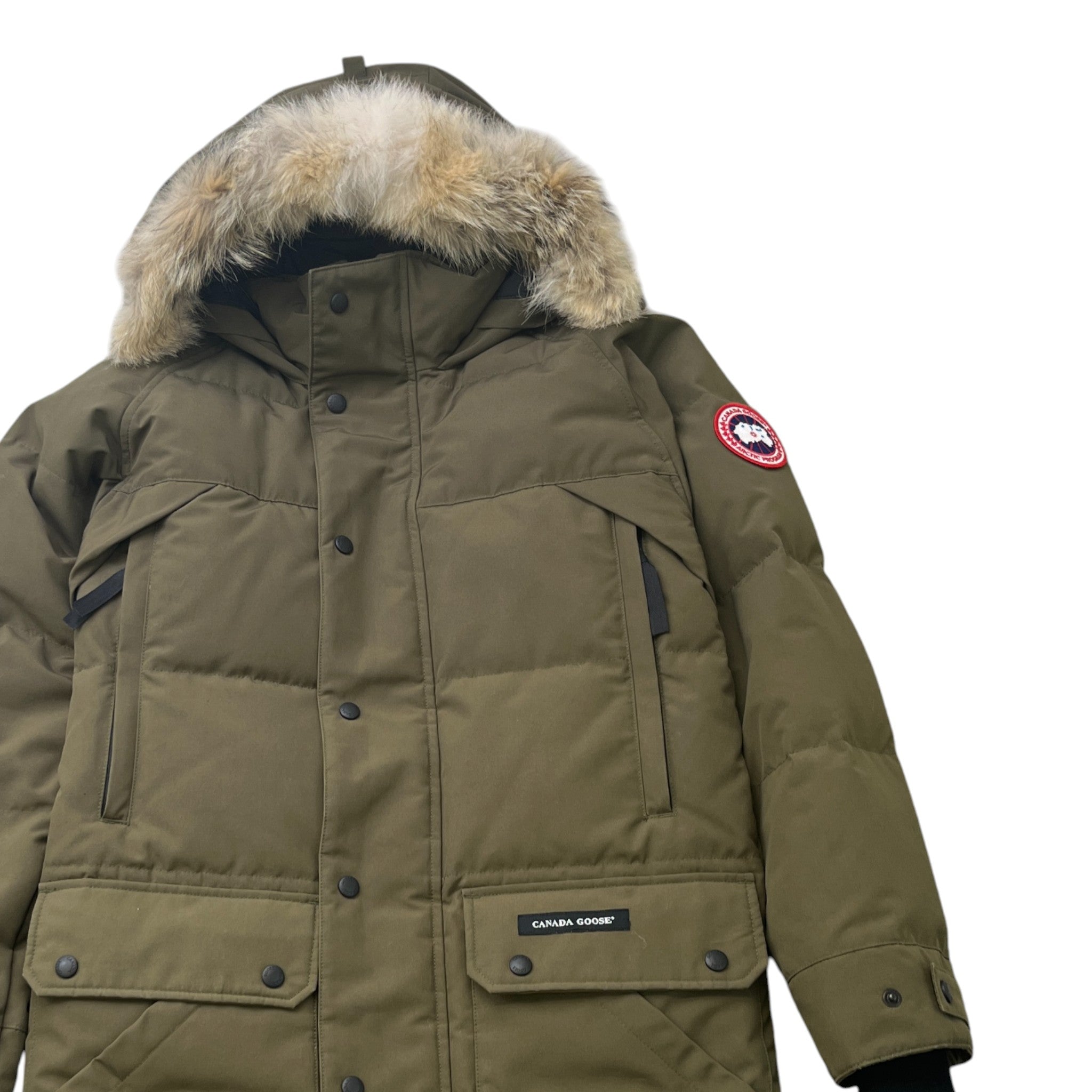 Men's Emory Down Jacket Khaki Size S