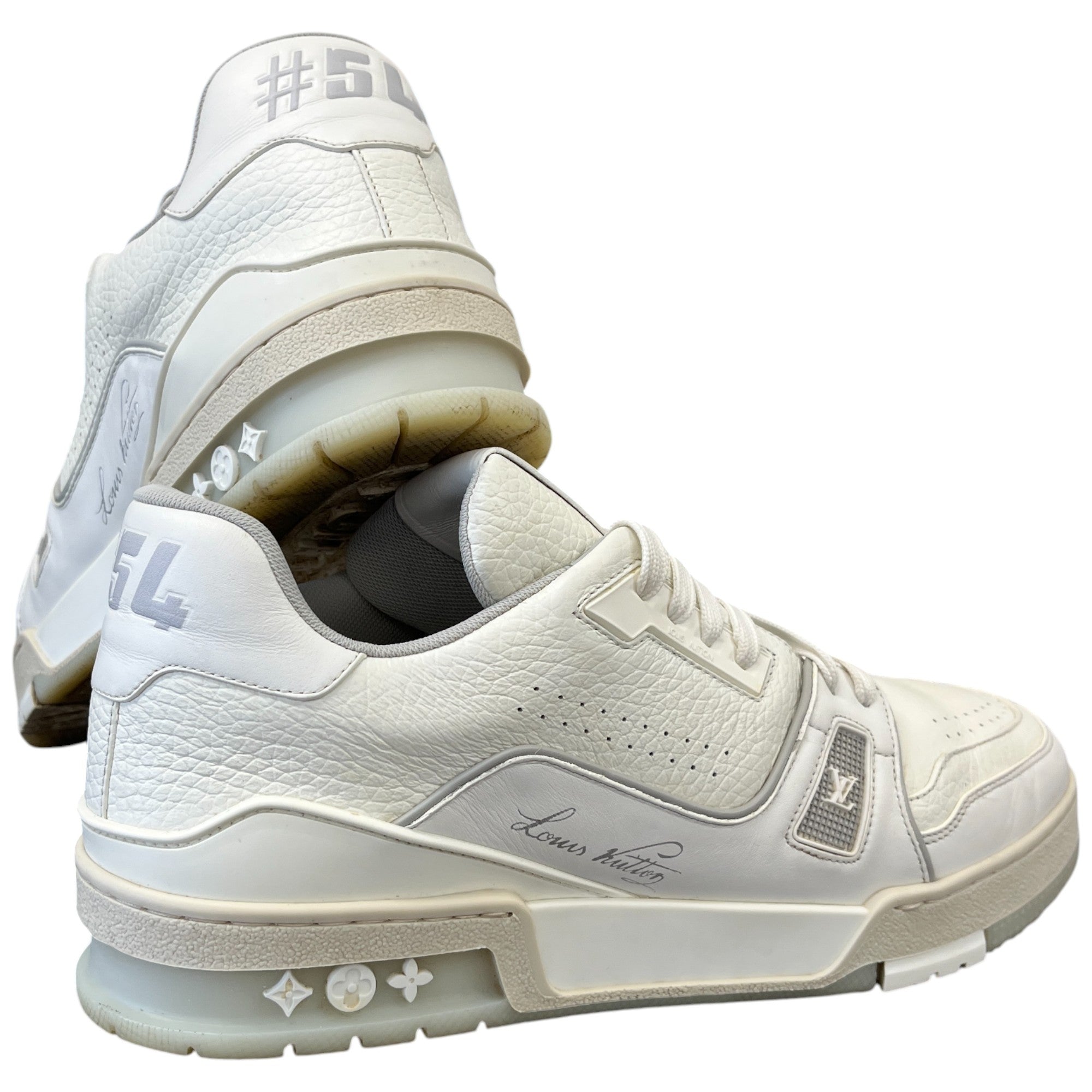 Men's Lv Trainer Low Trainers White Size EU 42 / UK 8