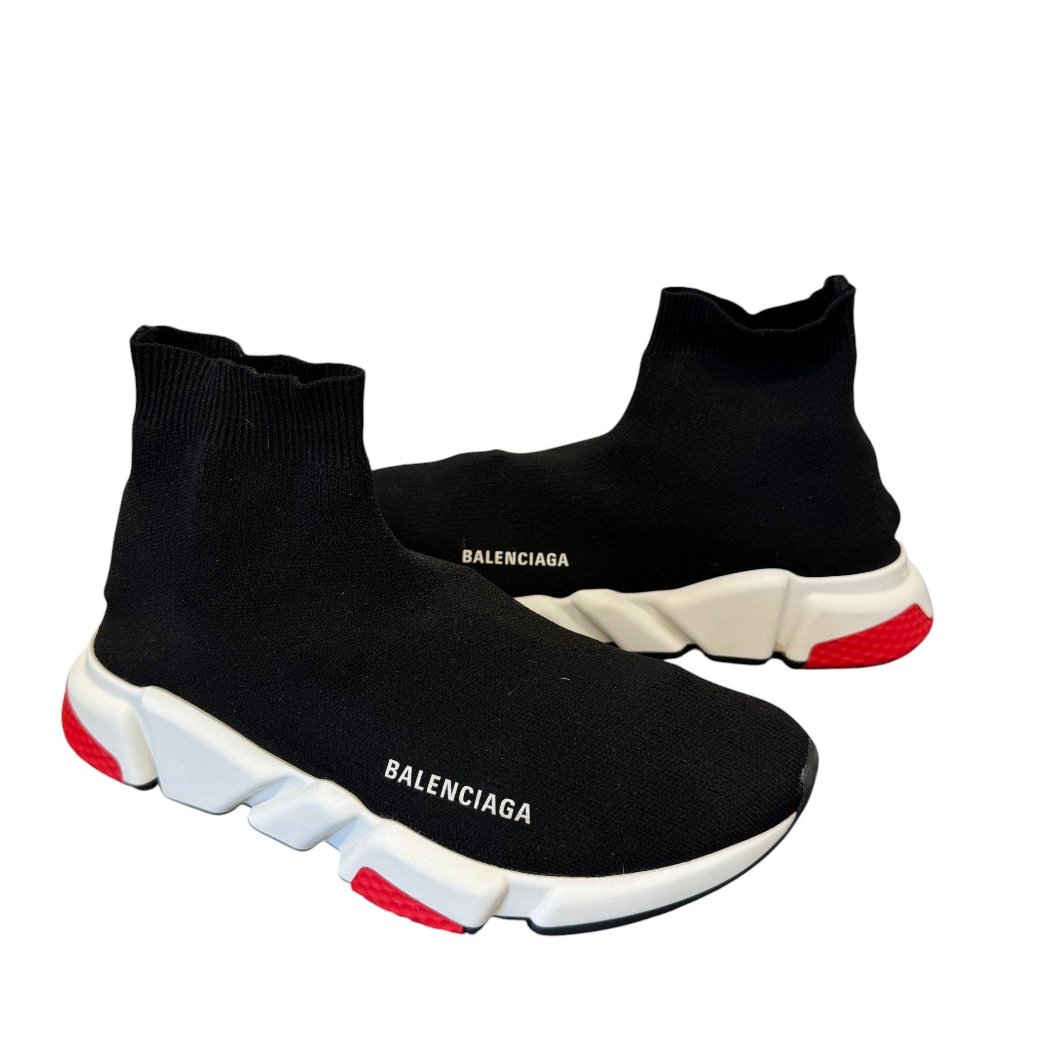 Men's Speed Sock High Trainers Black Size EU 42 / UK 8